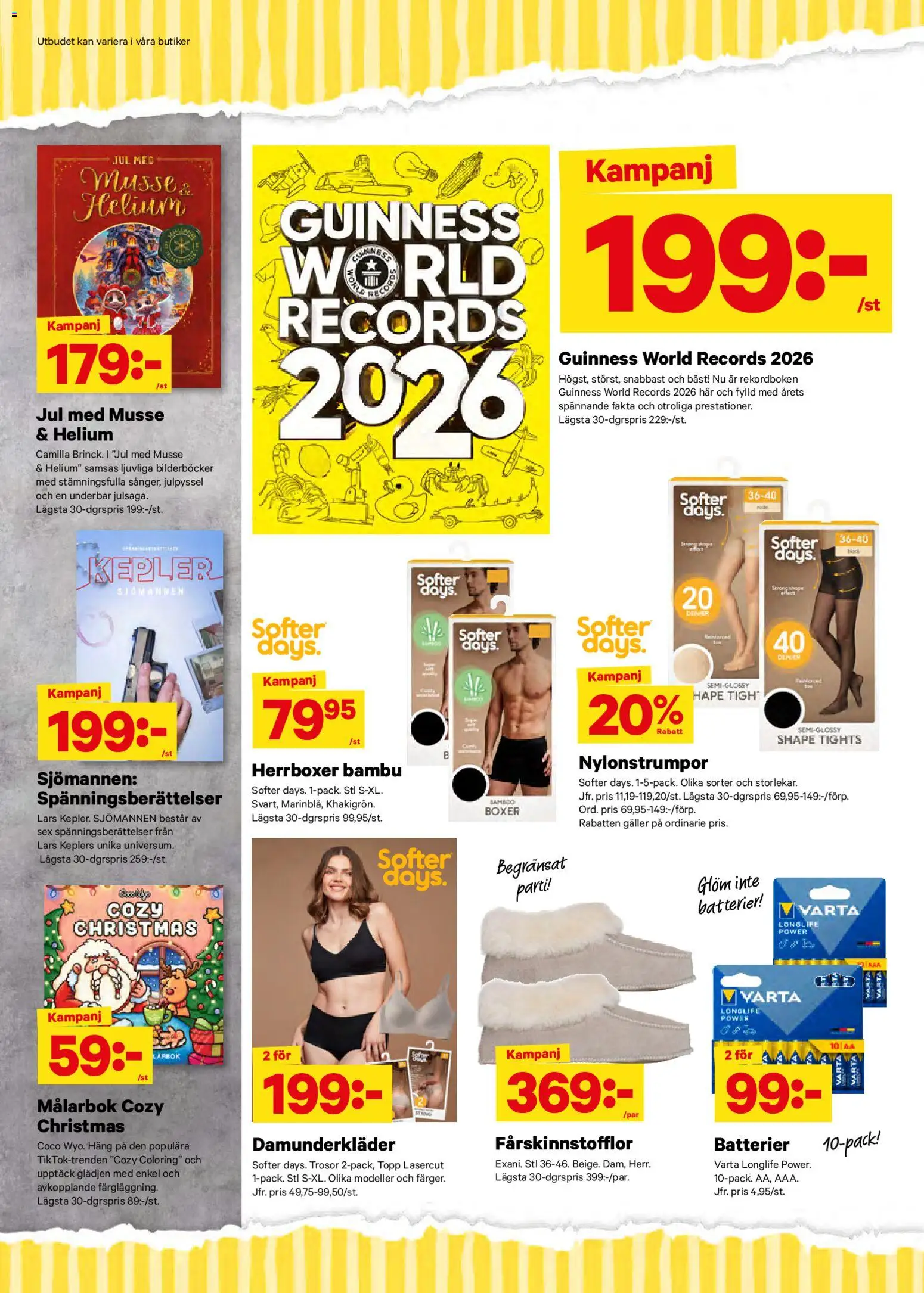 City Gross reklamblad aktuell från 15.12.2025 | Sida: 8 | Produkter: Galler, Topp, Trosor, Tights