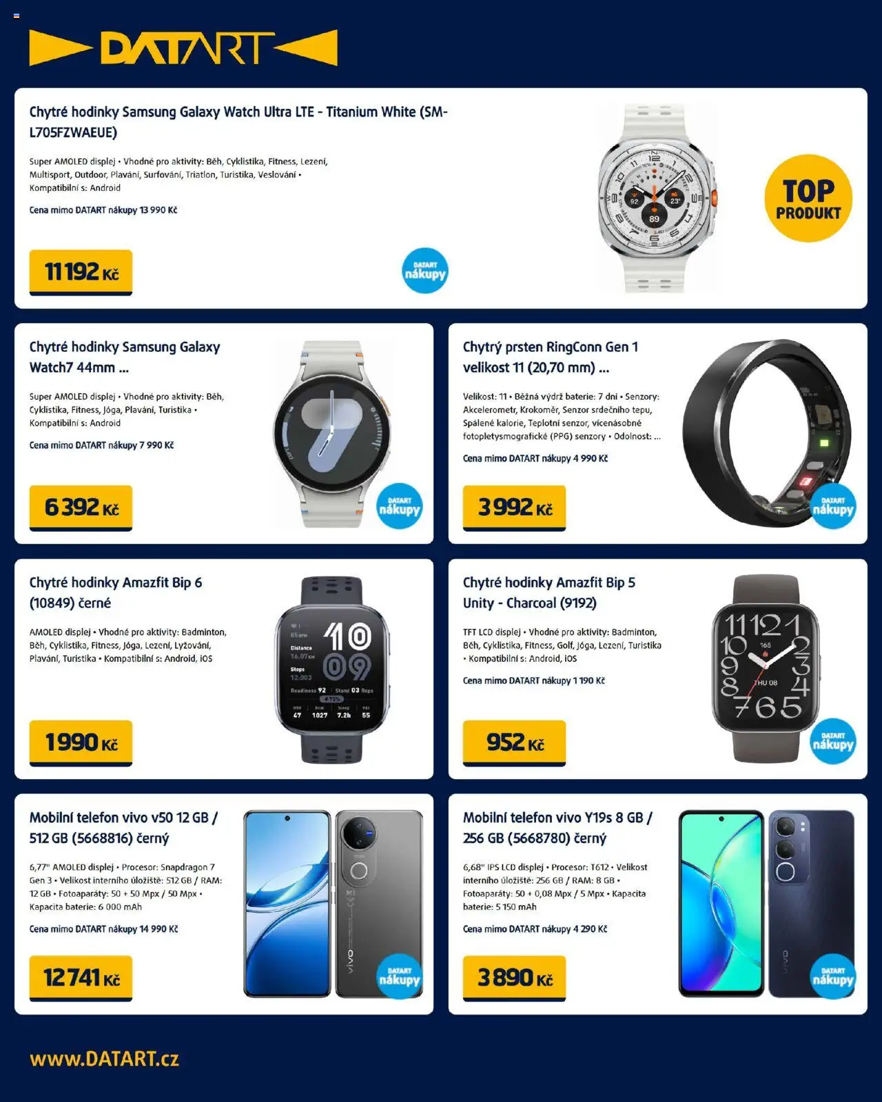 Datart leták od 06.06.2025 | Strana: 10 | Produkty: Telefon, Hodinky, Samsung, Baterie