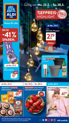 Aldi Süd Prospekt 	 ab 23.03.2026 gültig