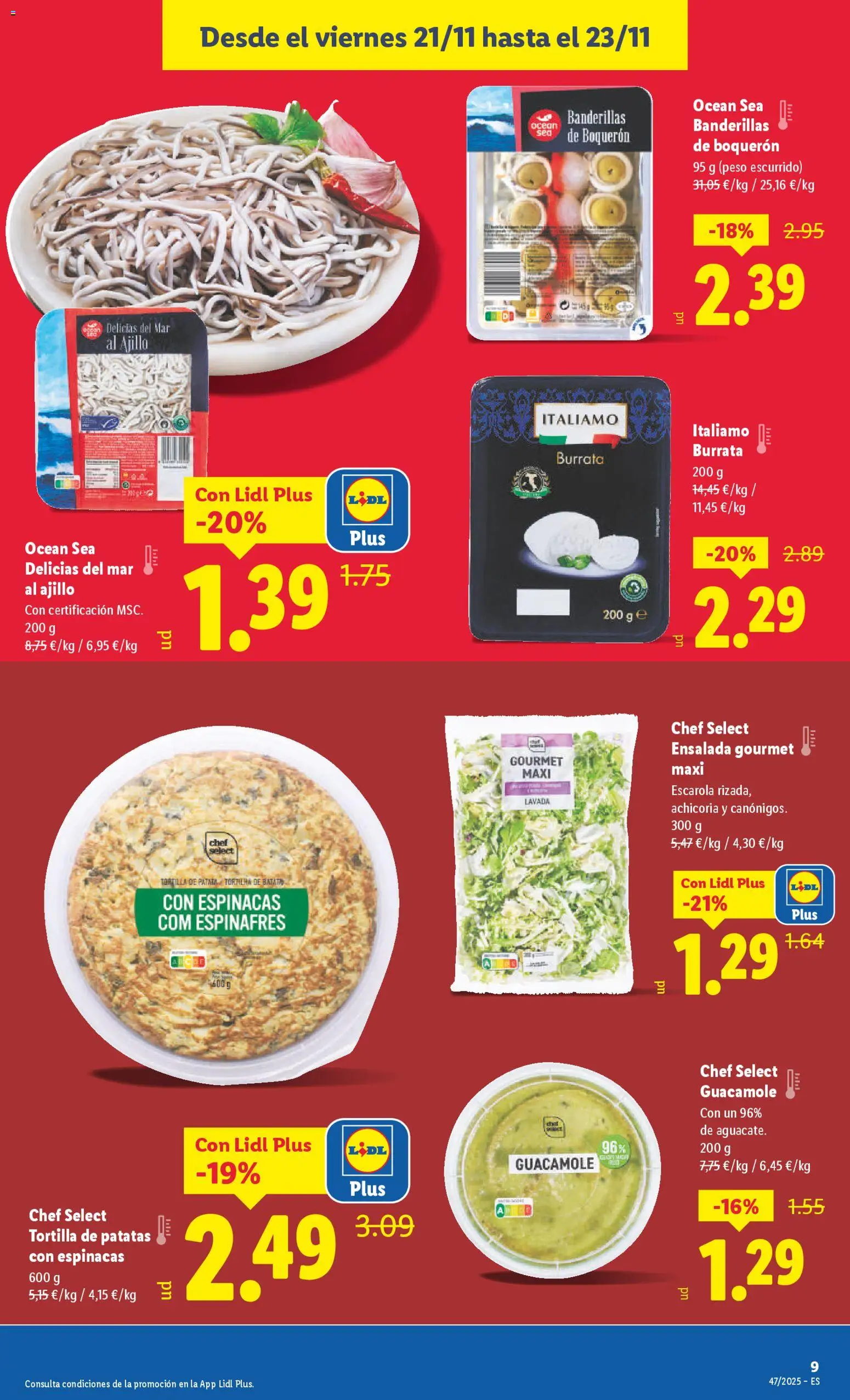 Lidl folleto │ válido desde el 17.11.2025 | Página: 33 | Productos: Πορσελάνη, Guacamole, Ensalada, Peso