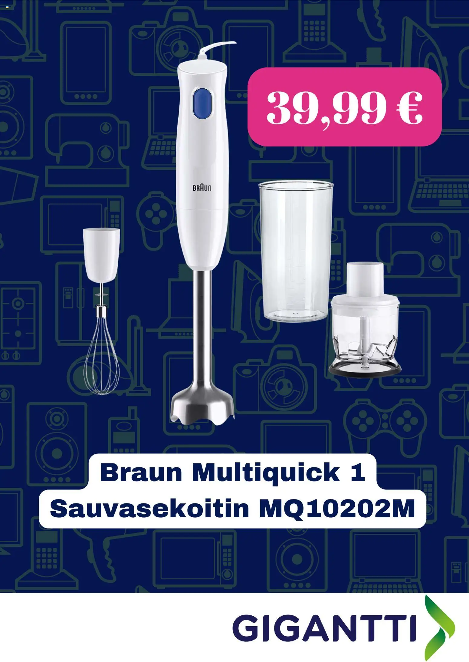 Gigantti tarjoukset – voimassa 08.12.2025 alkaen | Sivu: 7 | Tuotteet: Sauvasekoitin