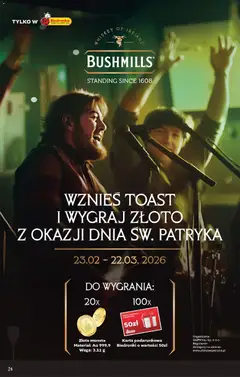 Pogląd oferty "Likier Jack Daniel's Fire / Honey / Apple, Likier Jack Daniel's Fire / Honey / Apple, 35%, 1l" - ważna od 09.03.2026 | Strona: 26