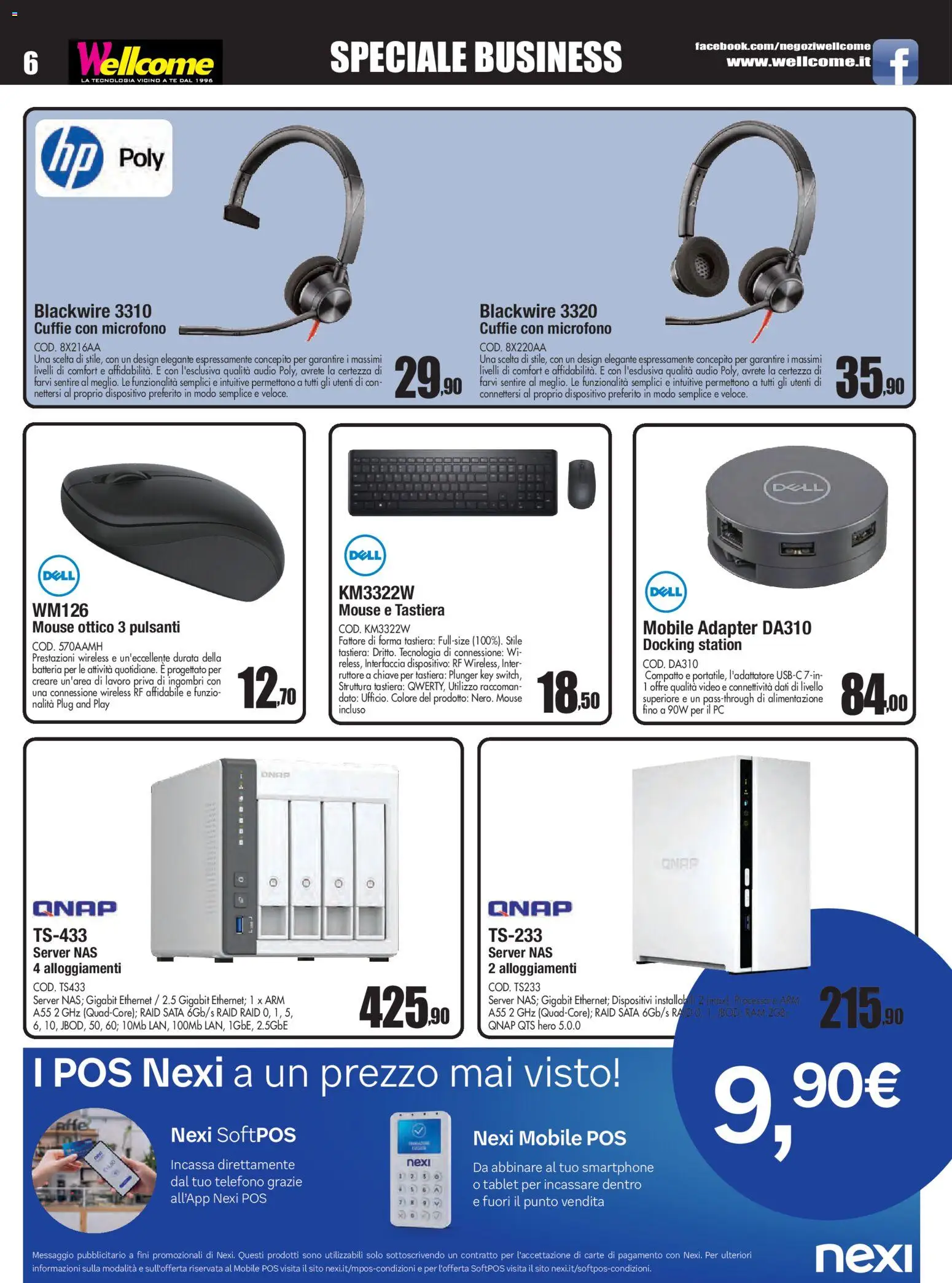 Volantino Wellcome del 06.11.2025 | Pagina: 6 | Prodotti: Smartphone, Video, Audio, Microfono