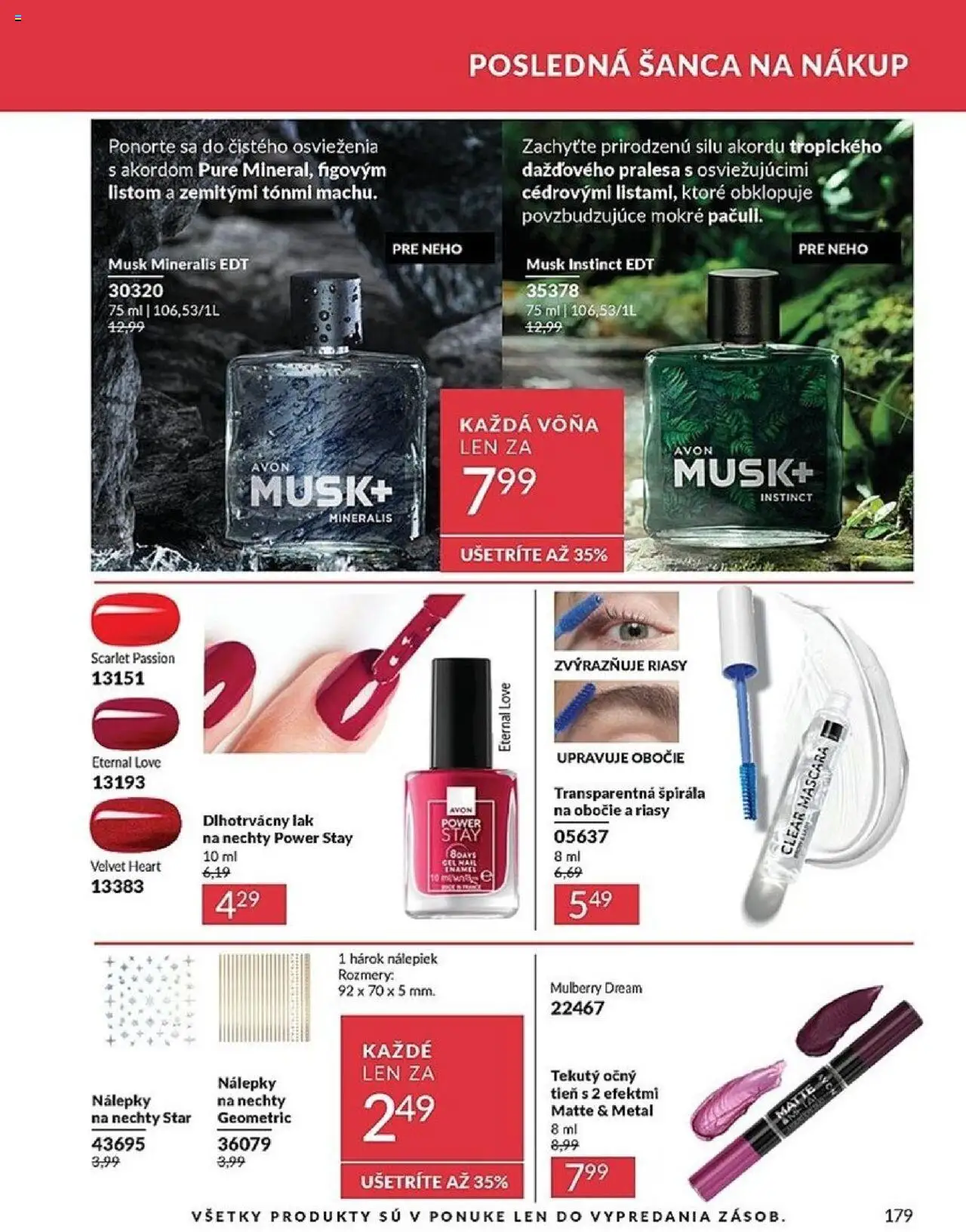 Nové Avon akcie – leták je platný od 01.10.2025 | Strana: 179