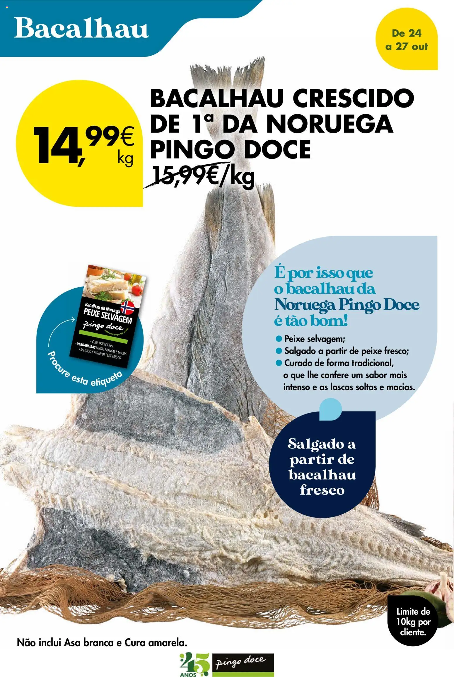Pingo Doce Poupe este Fim de Semana │ válido de 24.10.2025 | Página: 4 | Produtos: Bacalhau, Peixe