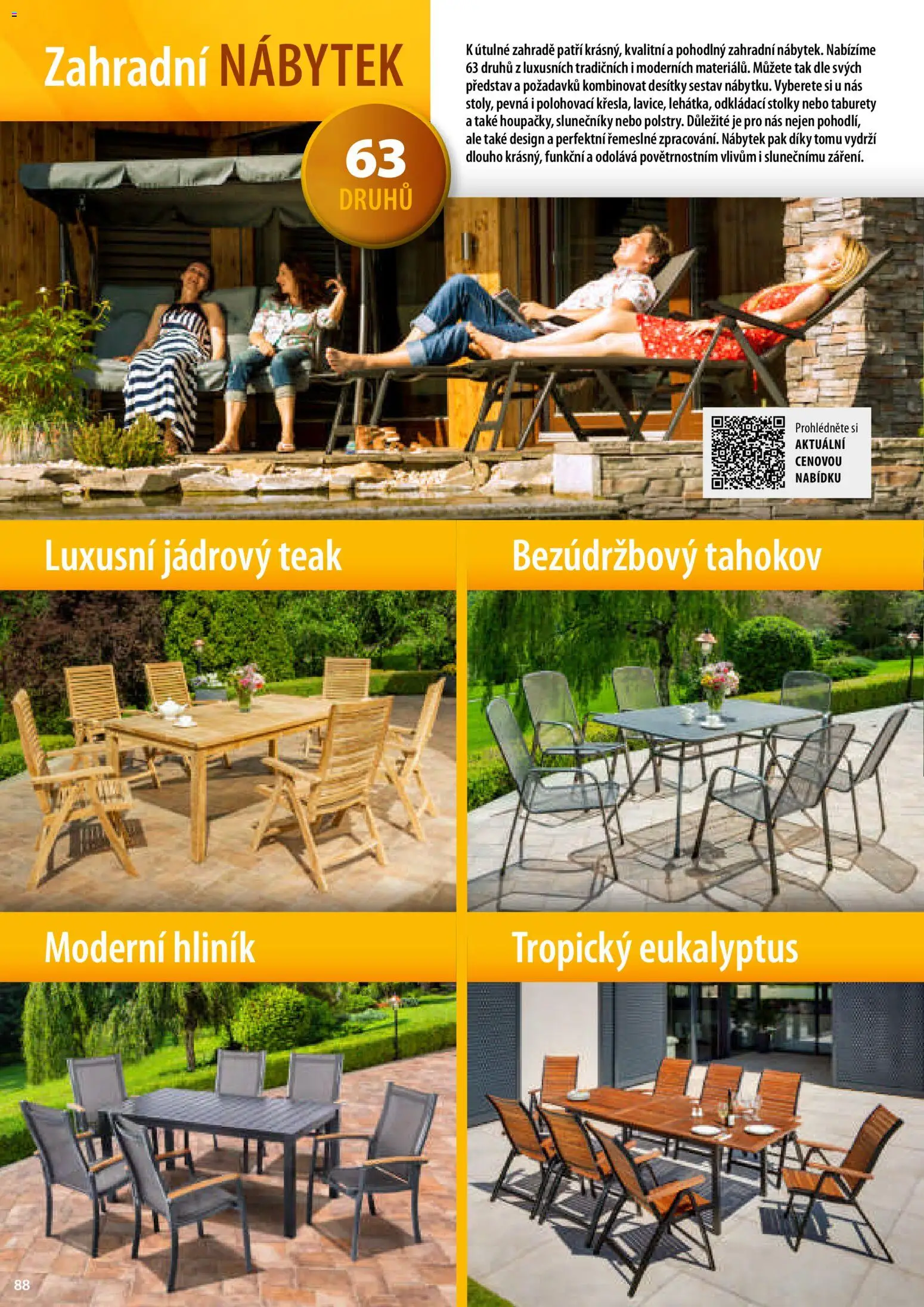 Mountfield katalog od 02.04.2026 | Strana: 88 | Produkty: Eukalyptus, Nábytek, Zahradní nábytek, Taburety