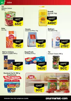 04.12.2025 tarihinden itibaren geçerli olan Onur Market kataloğu önizlemesi | Sayfa: 4