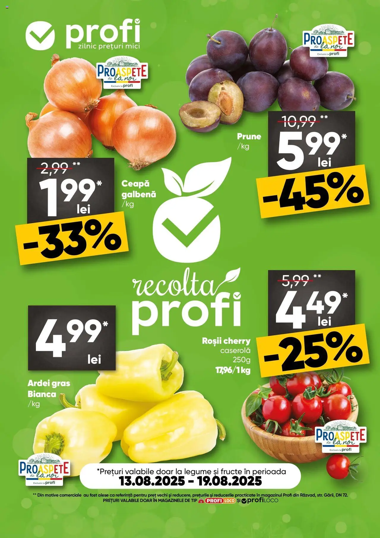 Catalog Profi Fresh Loco – valabil de la 13.08.2025 | Pagină: 1 | Produse: Ardei, Prune, Ceapă, Fructe