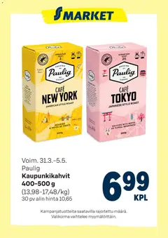 S-market-mainoslehti voimassa 31.03.2026 alkaen