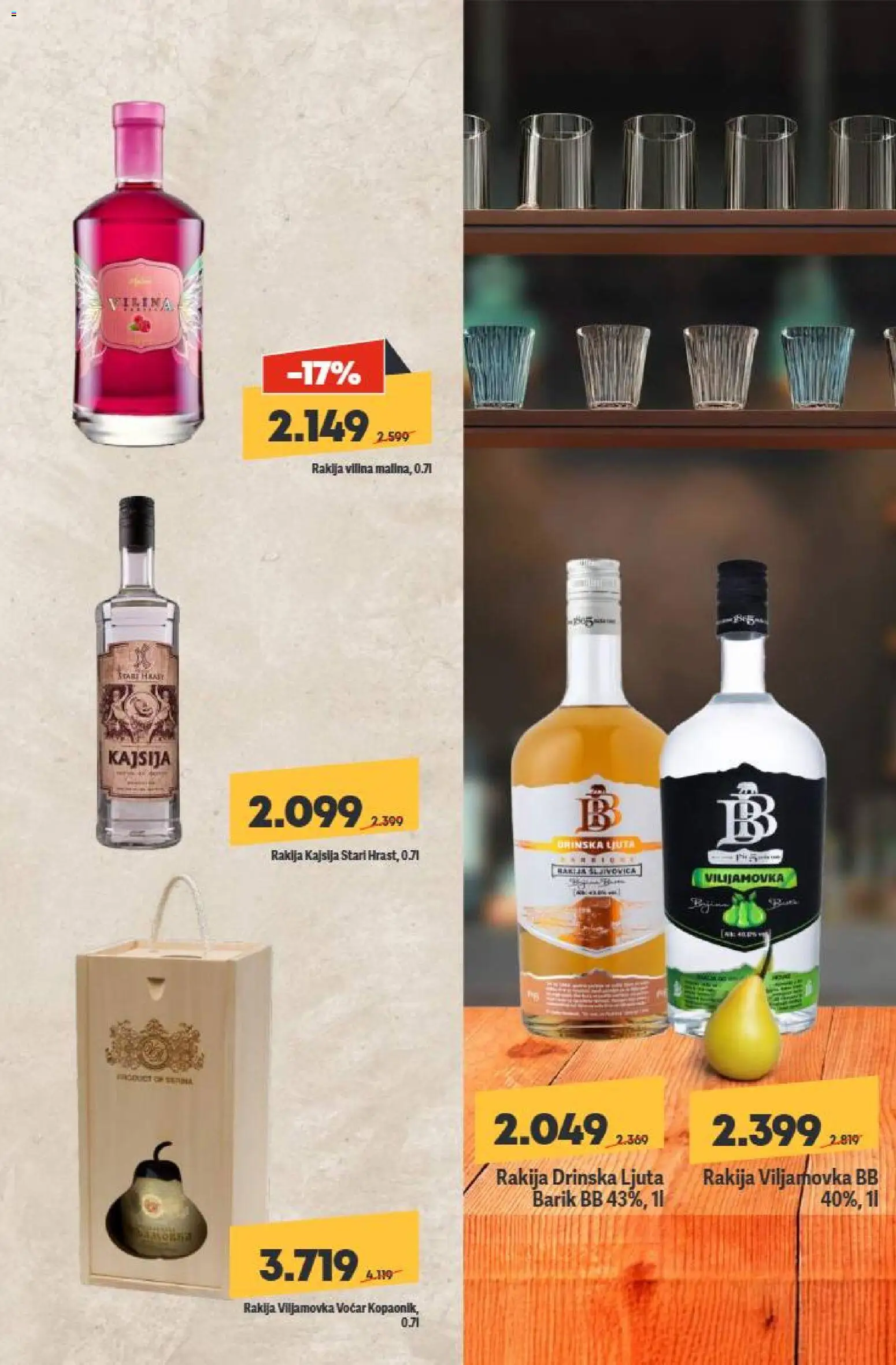 Mega Maxi katalog - važi od 13.11.2025 | Strana: 29 | Proizvode: Rakija, Kajsija, Malina