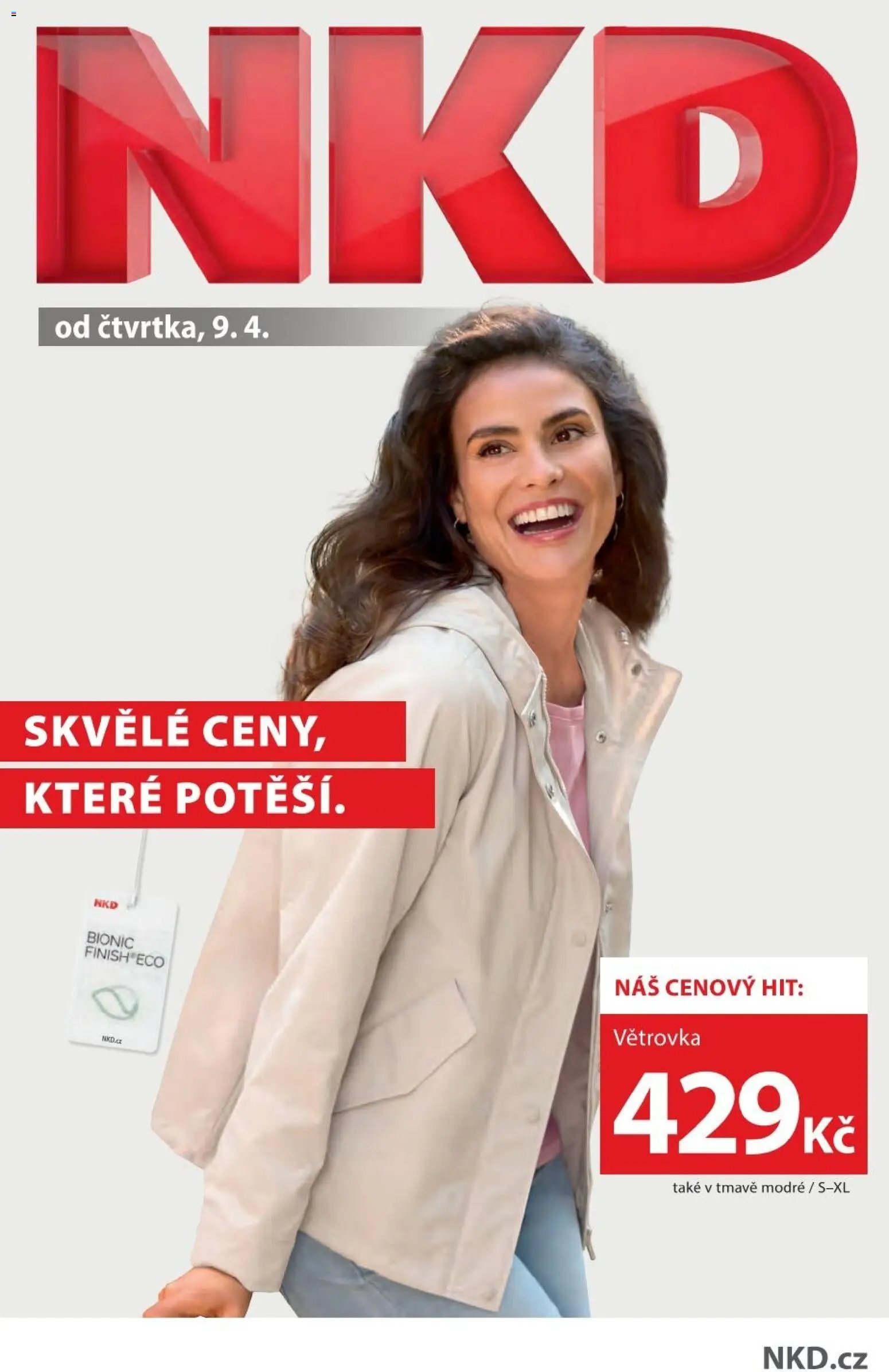 NKD leták od 09.04.2026 | Strana: 1 | Produkty: Finish
