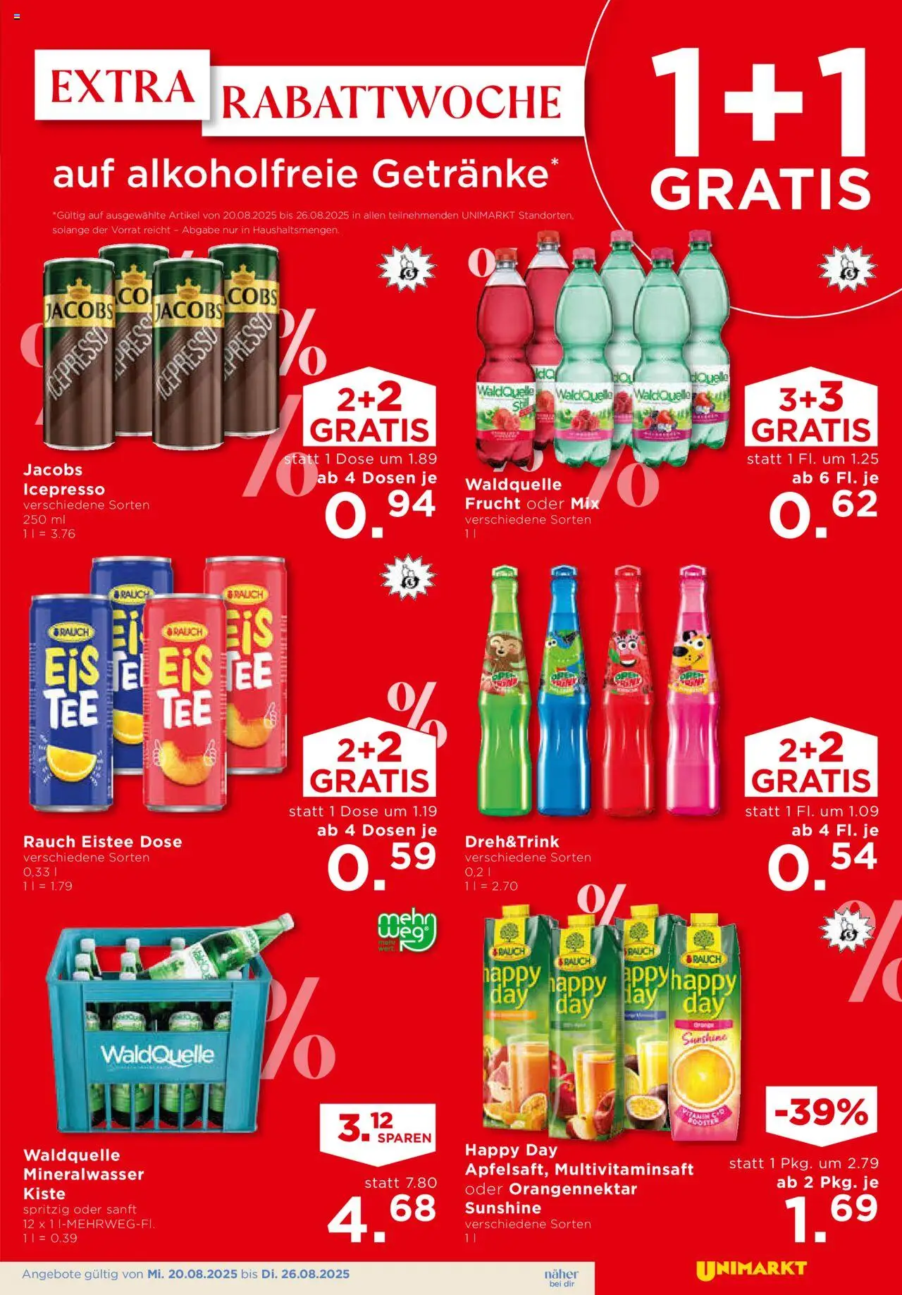Unimarkt Salzkammergut gültig ab 20.08.2025 | Seite: 3 | Produkte: Tee