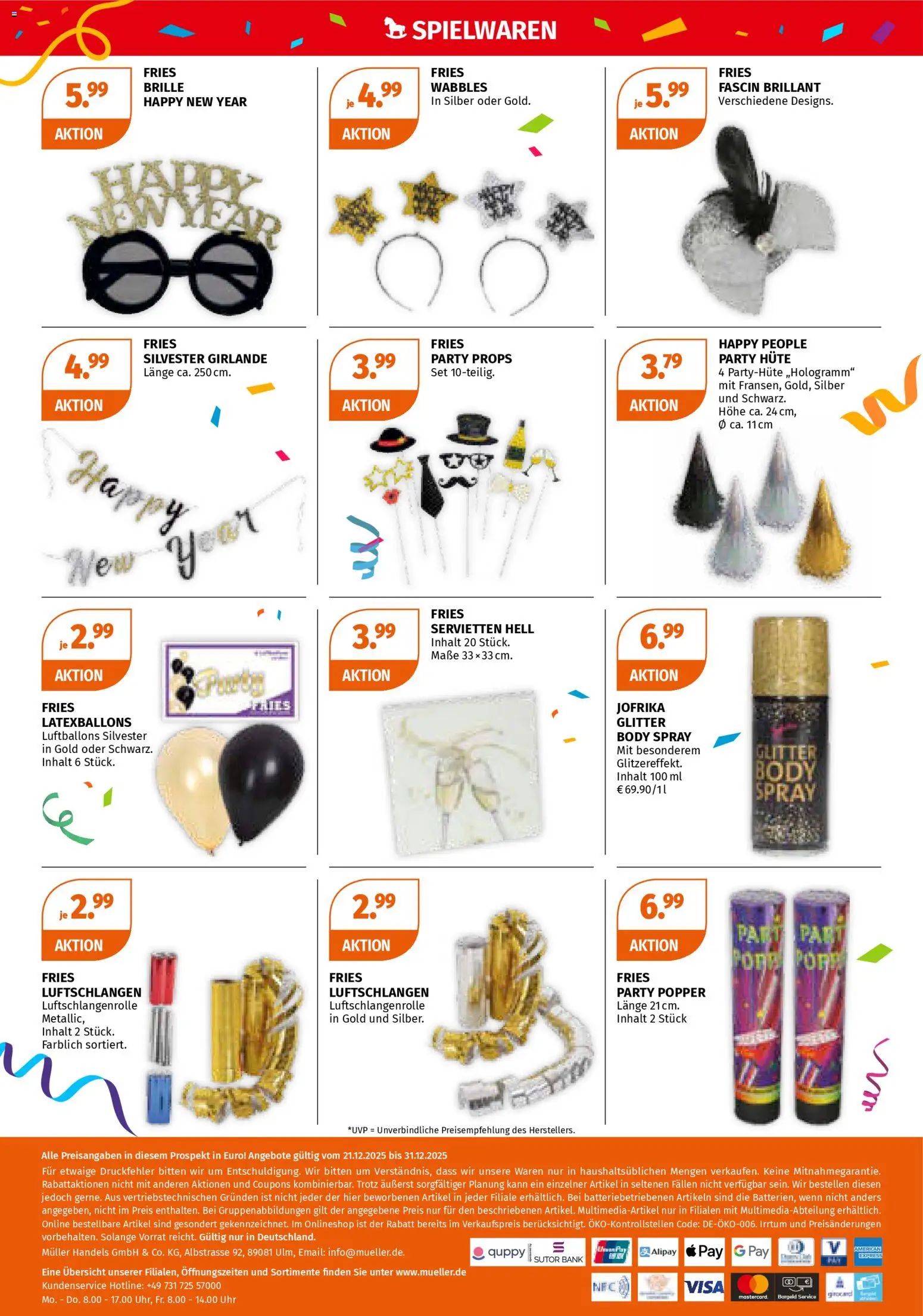 Müller Prospekt 	 – gültig ab 21.12.2025 | Seite: 6 | Produkte: Brille, Uhr