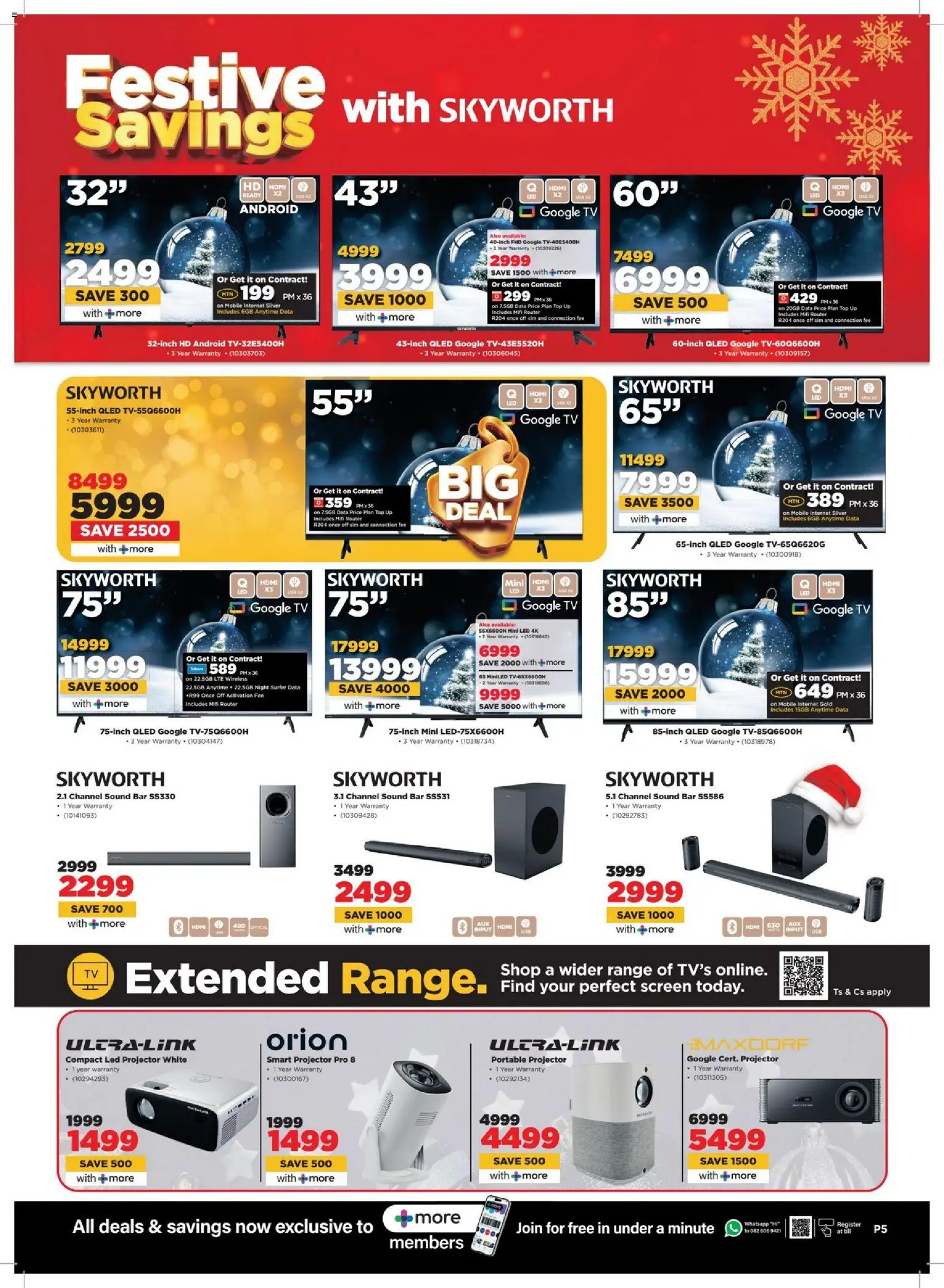 New HiFi Corp catalogue – valid from 02.12.2025 | Page: 5 | Products: Data, Sim, Router, TV