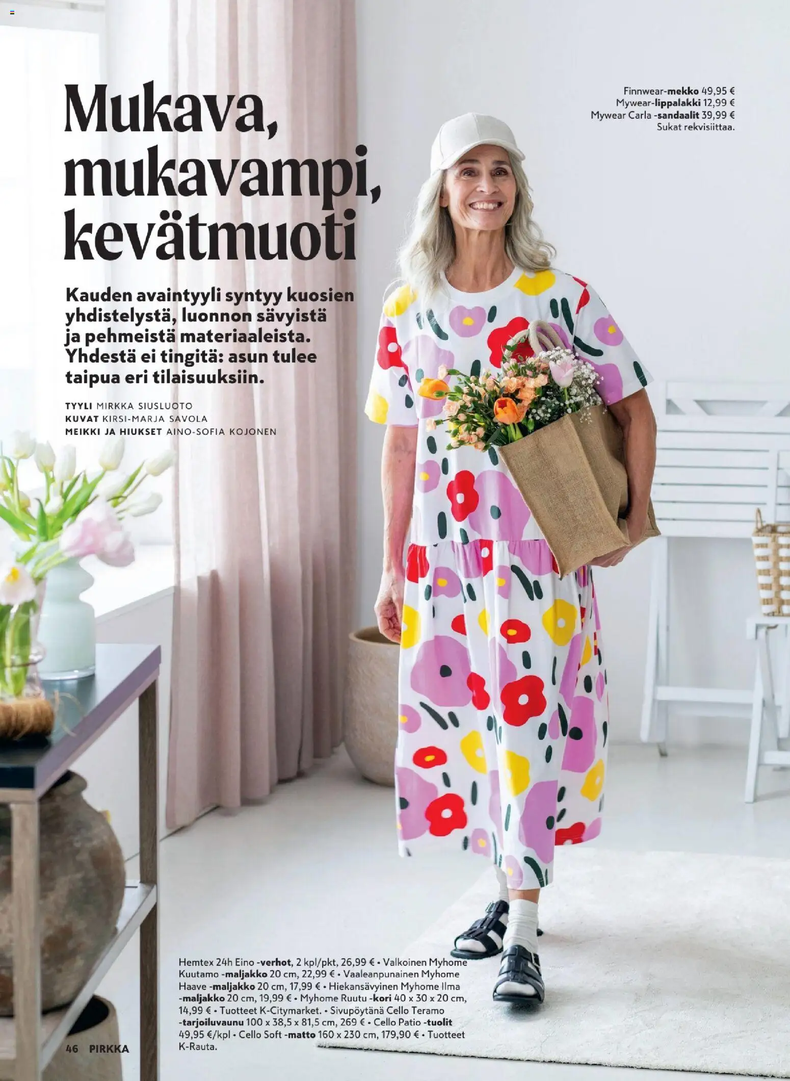 K-Market tarjoukset - Pirkka – voimassa 25.03.2026 alkaen | Sivu: 46 | Tuotteet: Meikki, Kori, Sukat, Sandaalit