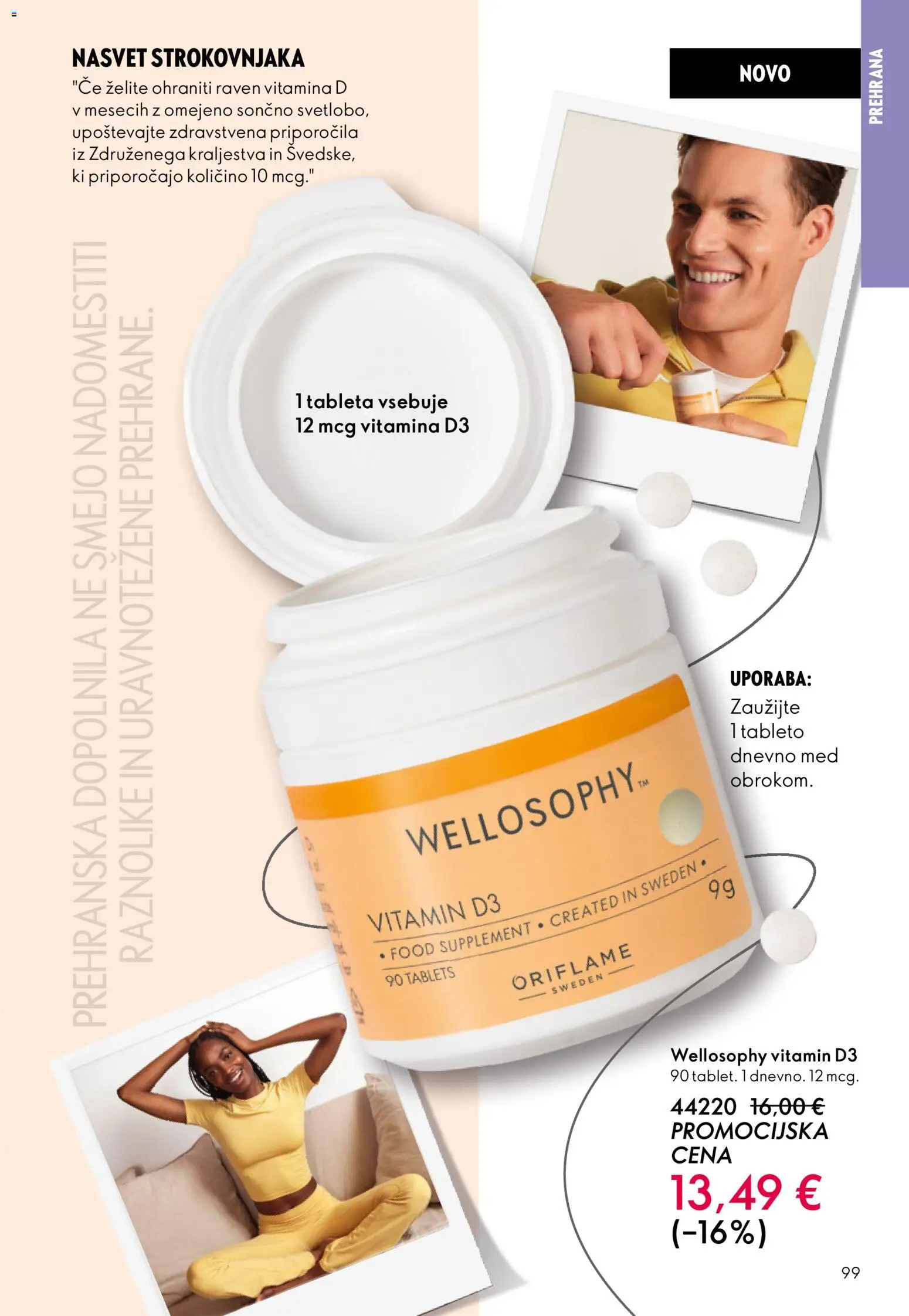 Novi Oriflame katalog ponudbe – veljaven od 29.10.2025 | Stran: 99 | Izdelki: Prehranska dopolnila