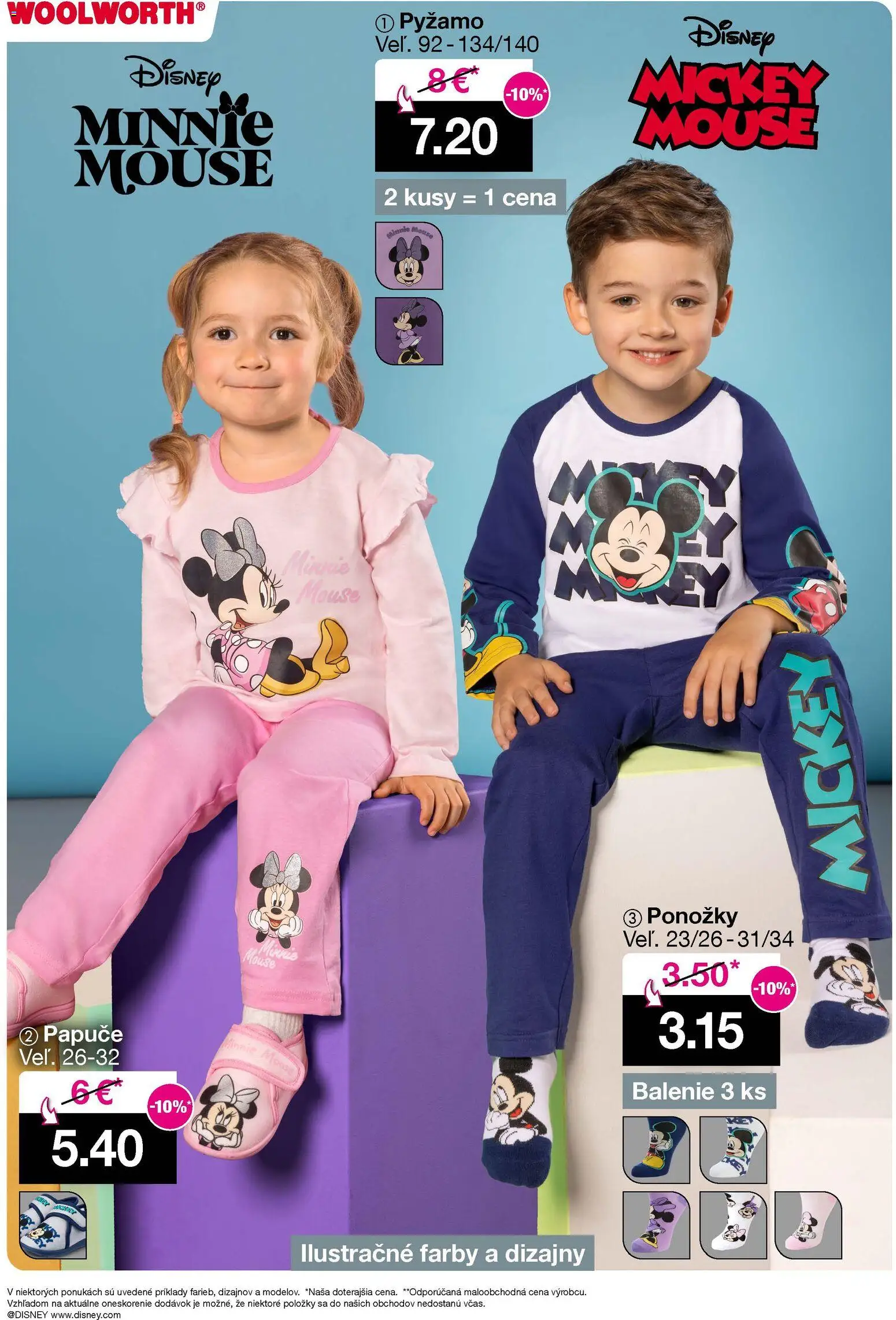 Nové Woolworth akcie – leták je platný od 28.11.2025 | Strana: 7 | Produkty: Ponožky, Pyžamo, Papuče