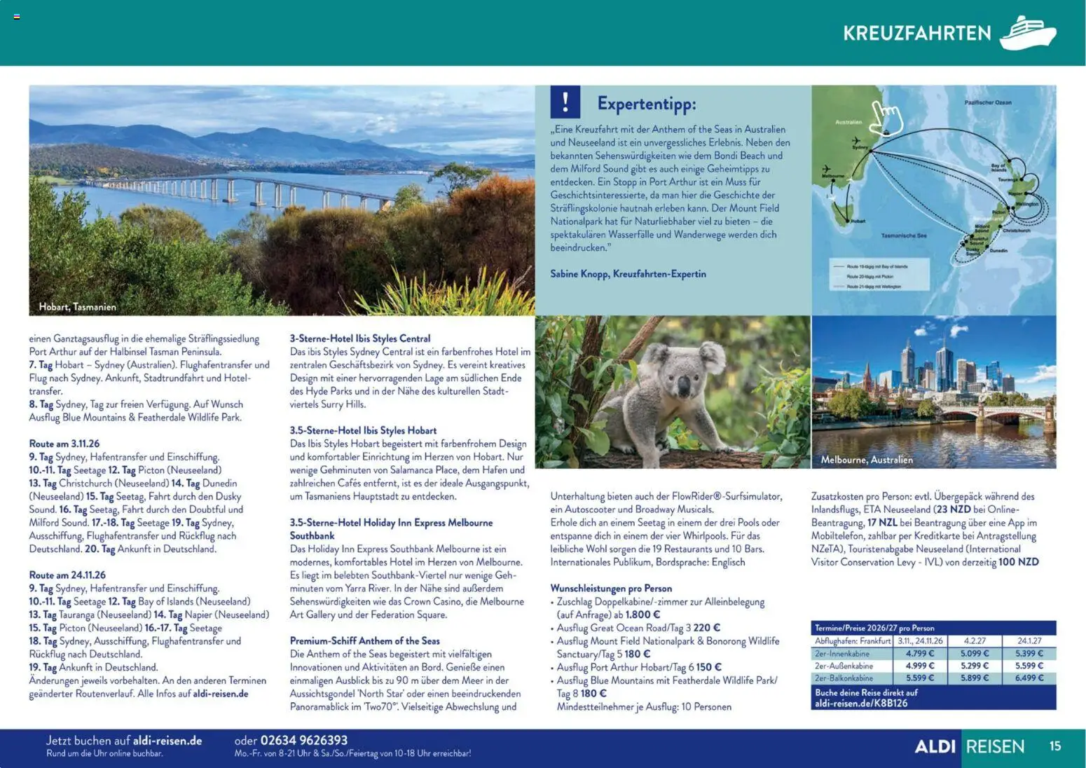 Aldi Reisen Unsere Traumreisen – gültig ab 01.01.2026 | Seite: 15