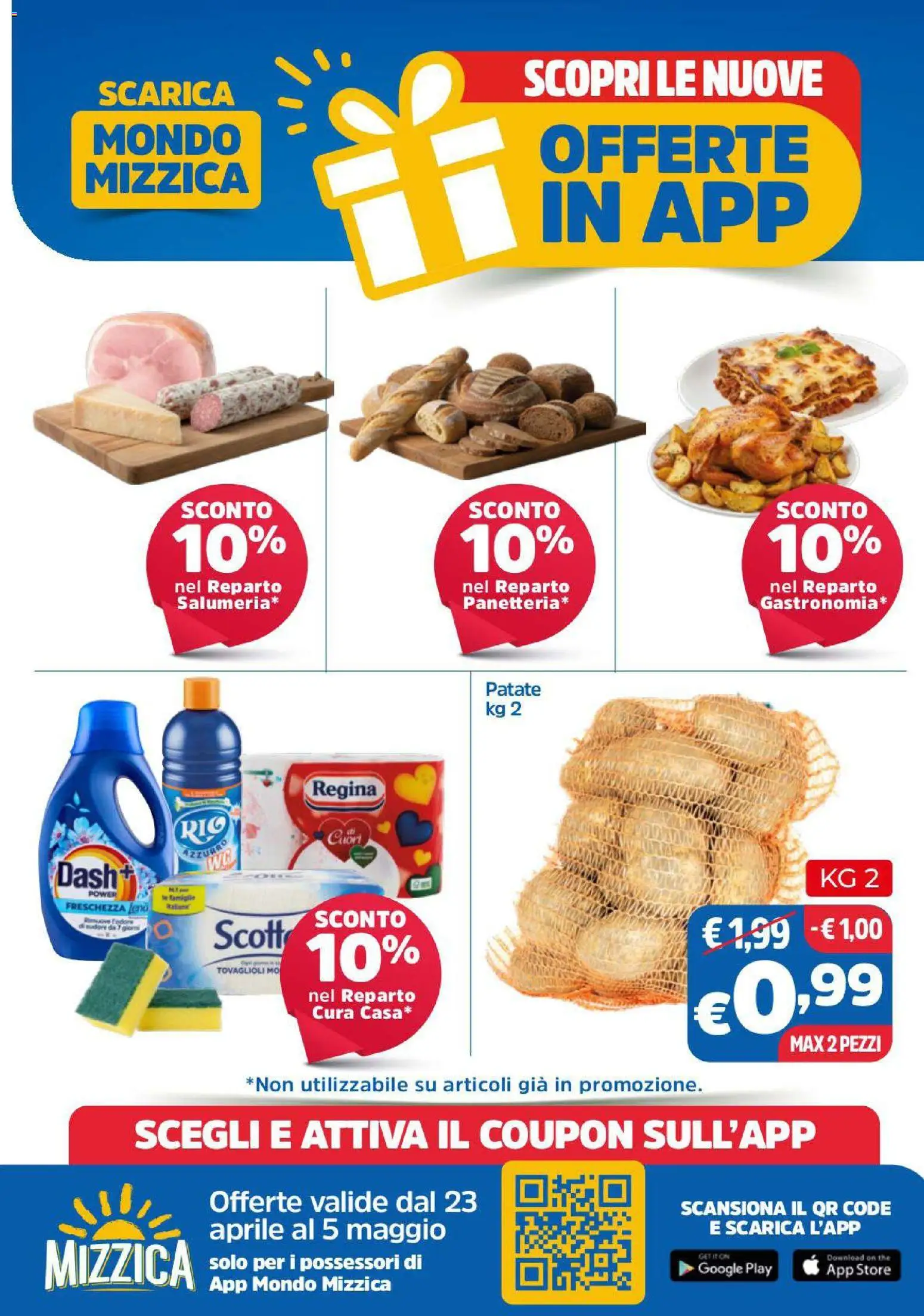 Volantino Famila del 23.04.2026 | Pagina: 48 | Prodotti: Patate, The