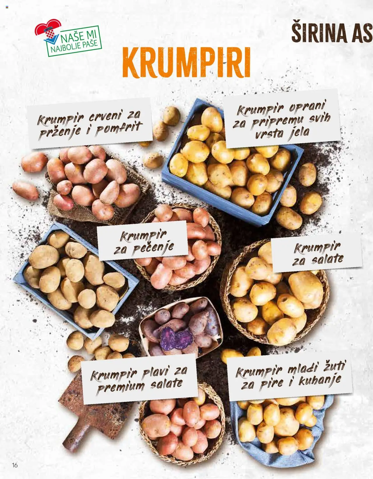 Kaufland katalog | vrijedi od 23.01.2024 | Stranica: 16 | Proizvodi: Pomfrit, Krumpir
