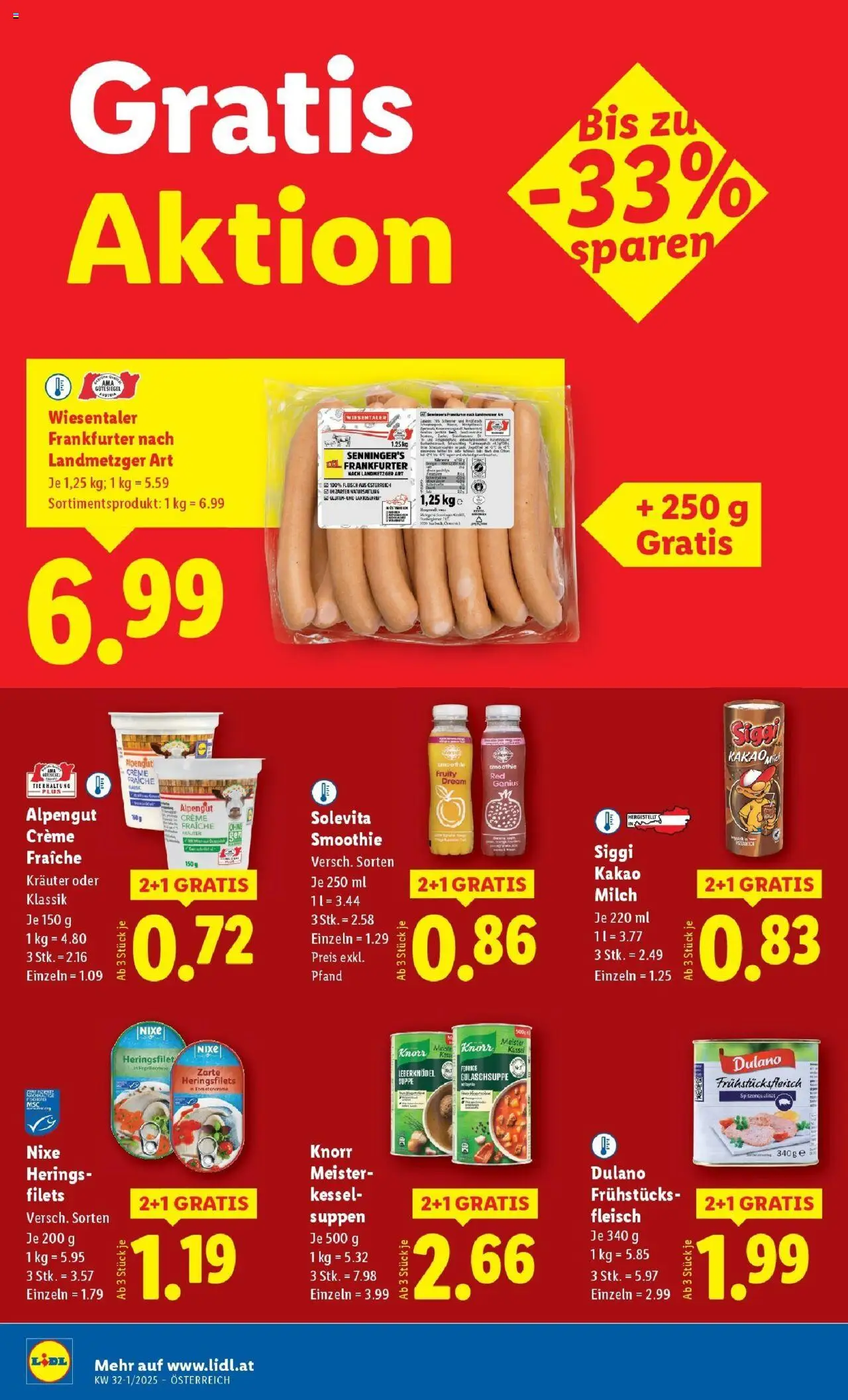 Lidl Flugblatt - Salzburg, Dornbirn, Jenbach gültig ab 31.07.2025 | Seite: 38 | Produkte: Milch, Creme