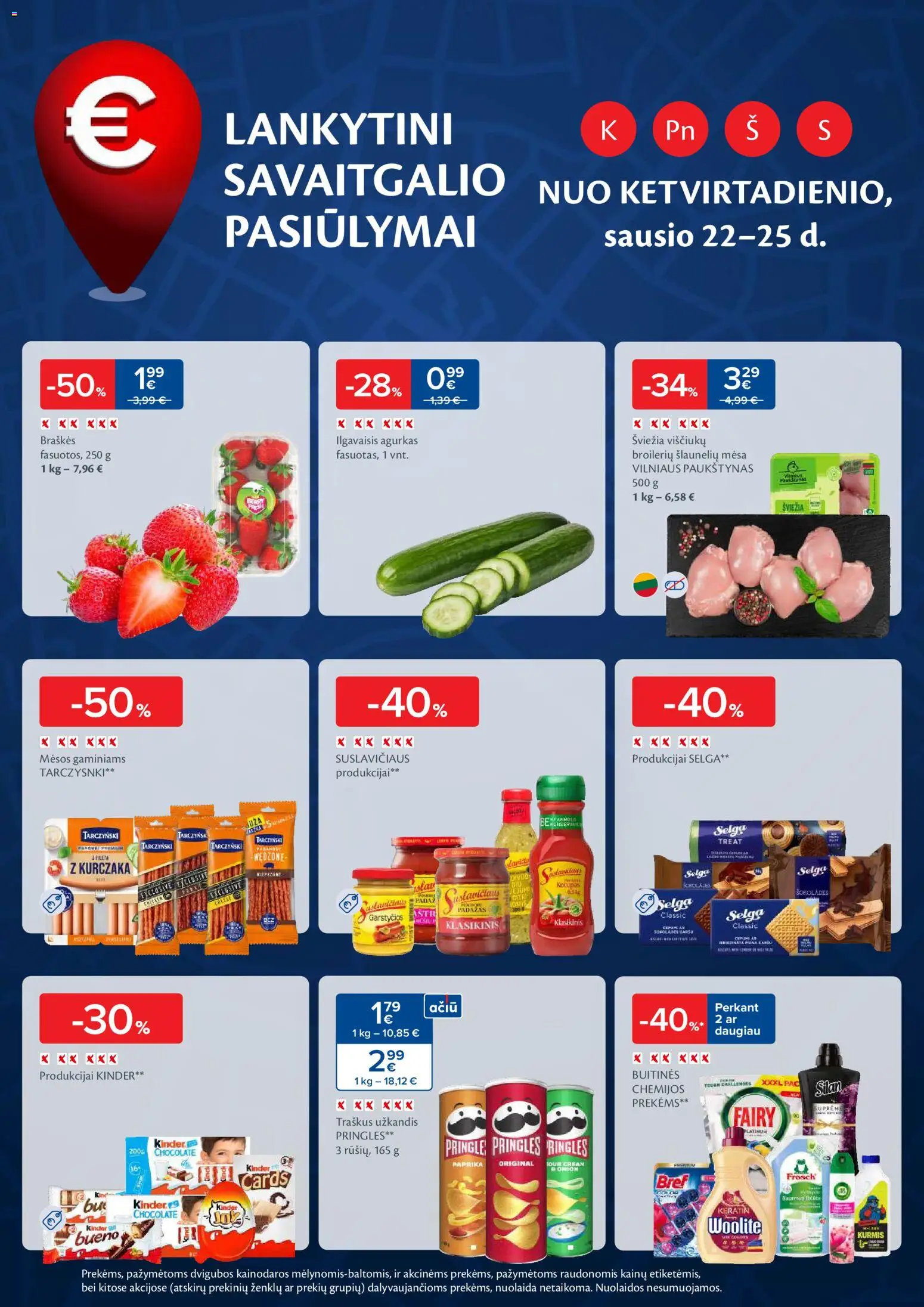 MAXIMA akcijos nuo 20.01.2026 | Puslapis: 48 | Prekių: Traškus užkandis, Paprika, Viščiukų, Braškės