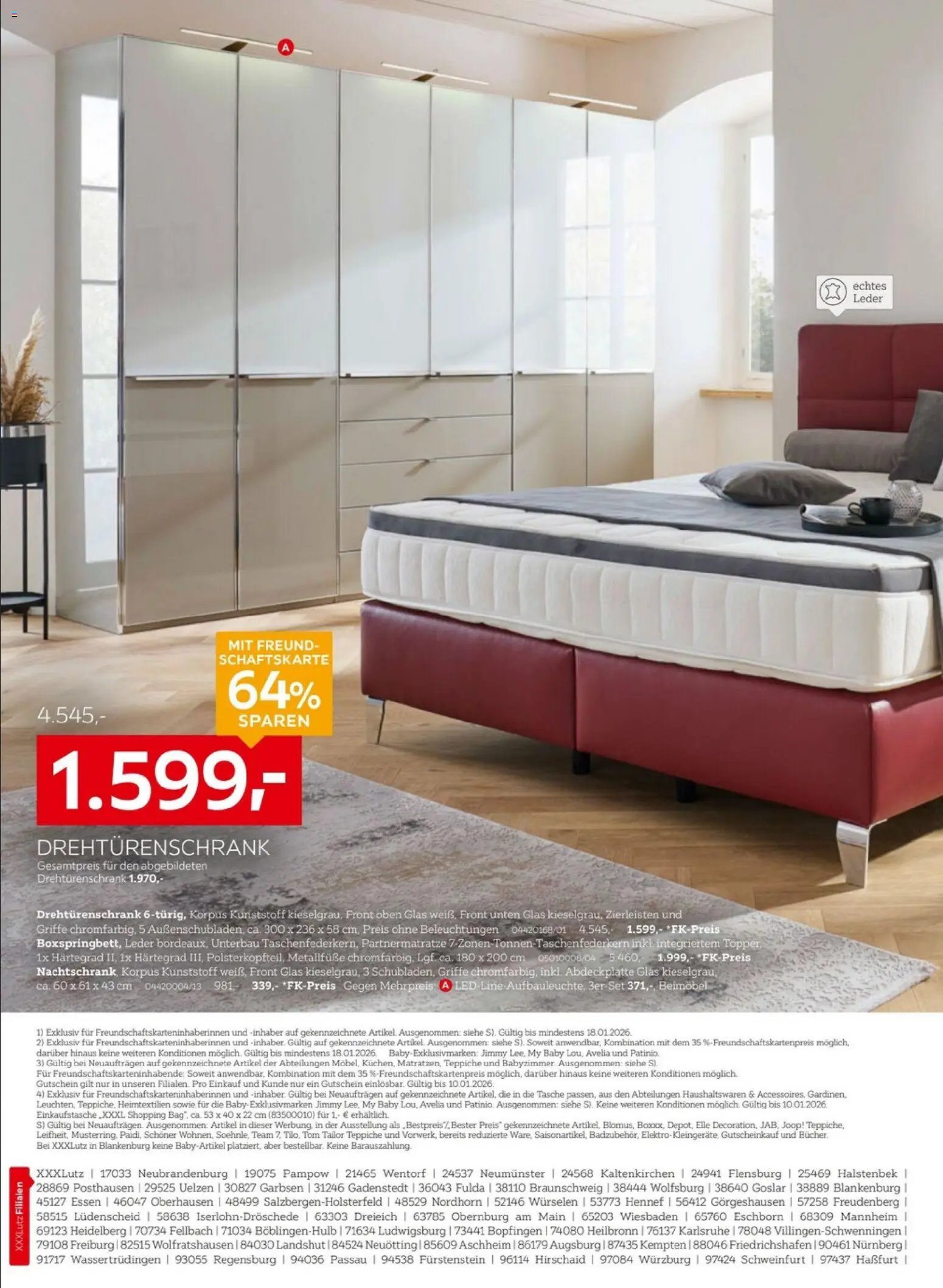 XXXL Lutz Prospekt 	 – gültig ab 02.01.2026 | Seite: 2 | Produkte: Tasche, Drehtürenschrank