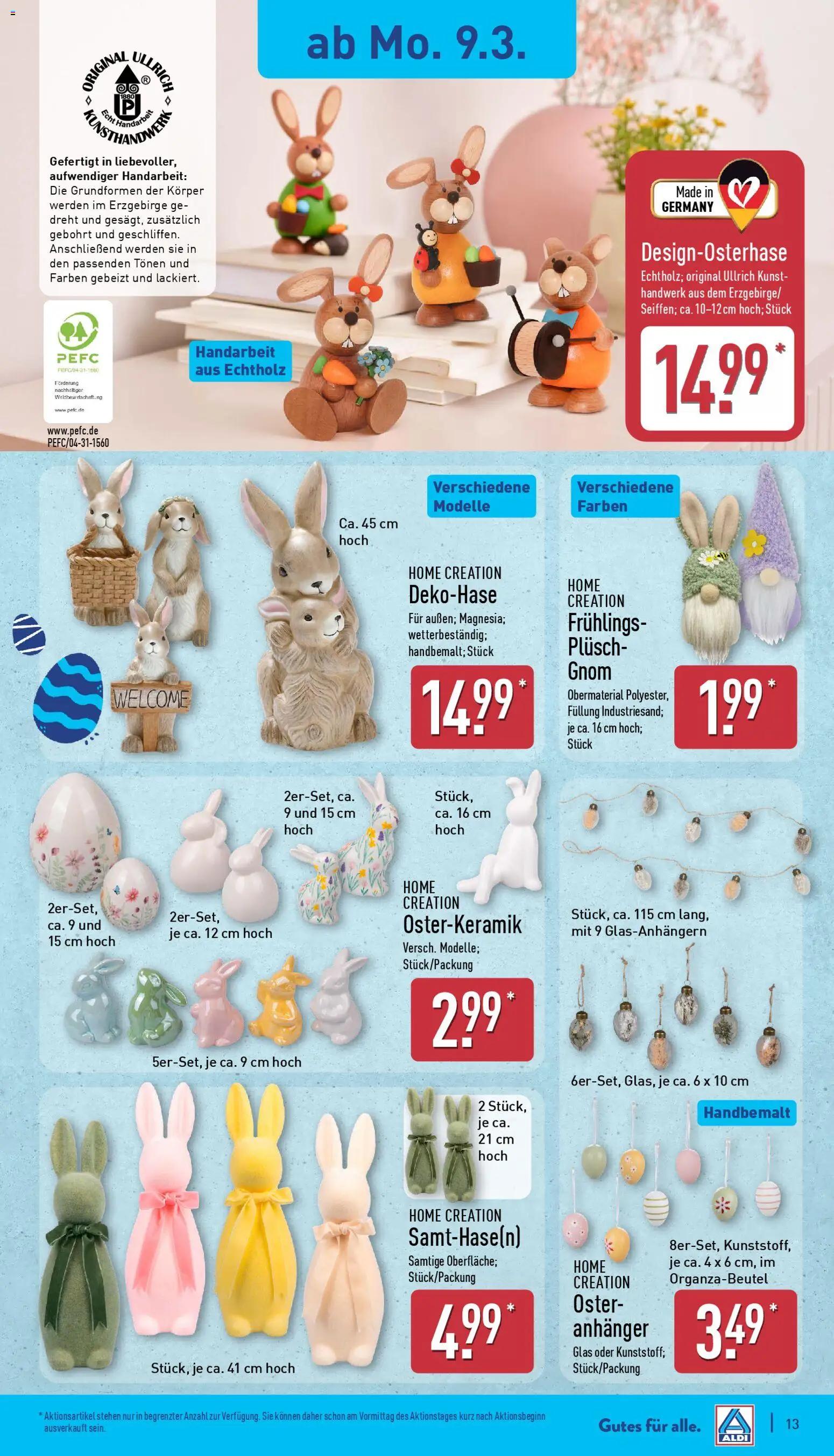 Aldi Prospekt 	 – gültig ab 09.03.2026 | Seite: 14 | Produkte: Home creation