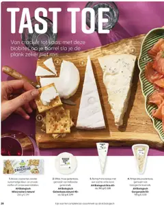 AH Biologisch Brie 60+, Romig Frans kaasje met een zachte witte korst. ca. 150 g - Voorbeeld van een folder van Albert Heijn, geldig van 06.10.2025 | Pagina: 26