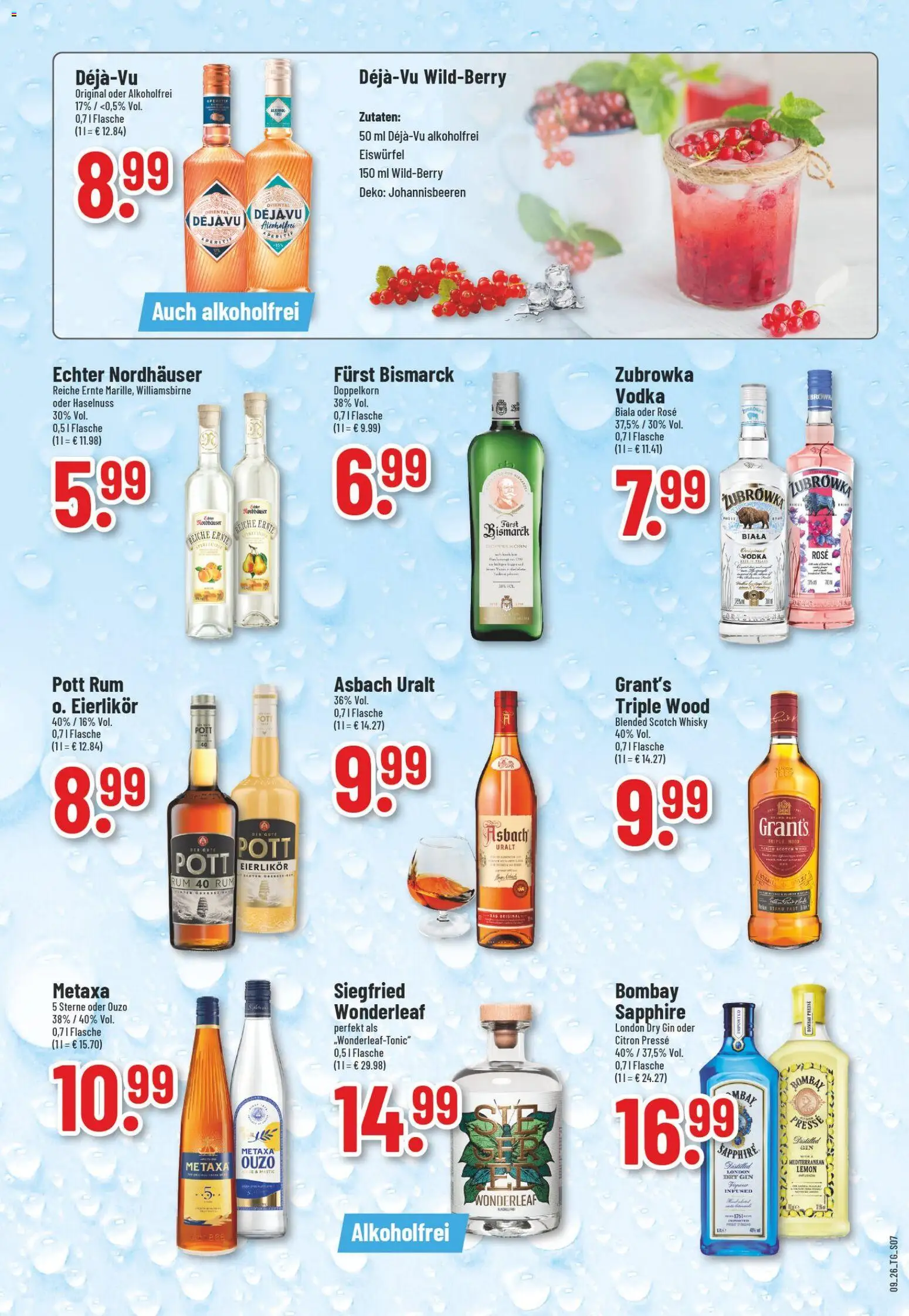 Trinkgut Prospekt 	 – gültig ab 23.02.2026 | Seite: 9 | Produkte: Presse, Ouzo, Metaxa, Asbach