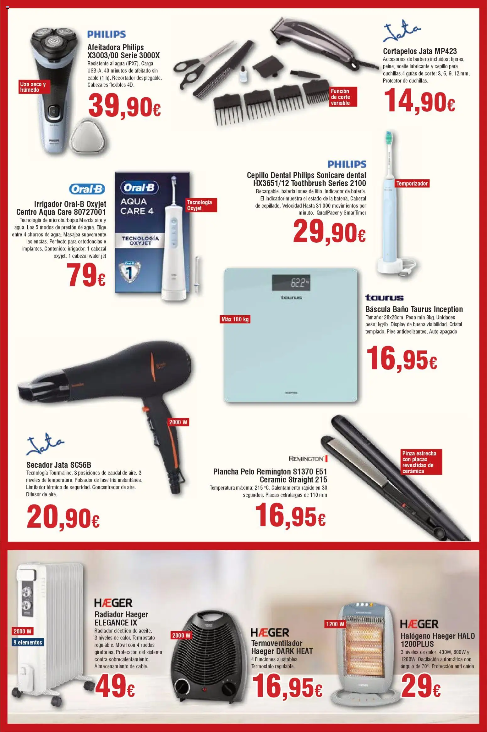 Froiz - Folleto Hiper │ válido desde el 08.01.2026 | Página: 7 | Productos: Afeitadora, Peso, Plancha, Batería