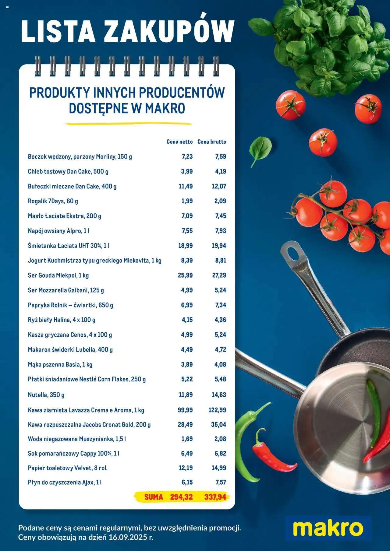Makro Gazetka - Festiwal Marek Własnych od 04.08.2025 | Strona: 3 | Produkty: Kasza gryczana, Kukurydza, Mozzarella, Ser gouda