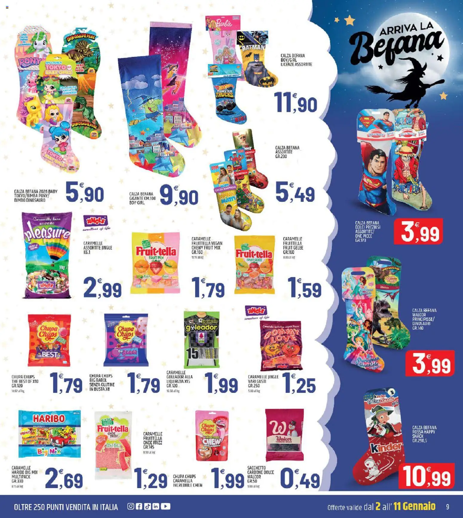 Volantino ARD Discount del 02.01.2026 | Pagina: 9 | Prodotti: Caramelle, The