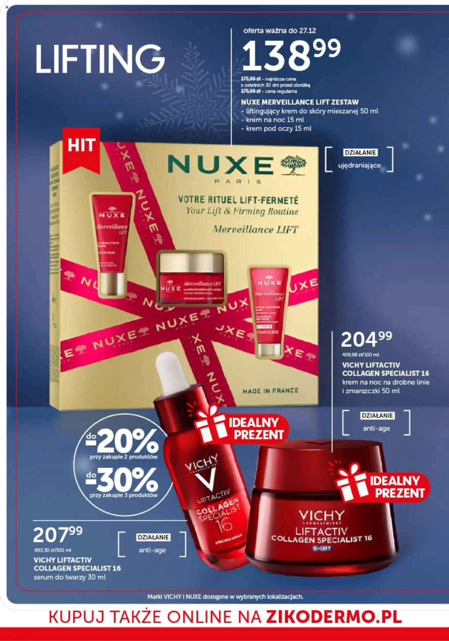 Ziko Gazetka od 11.12.2025 | Strona: 12 | Produkty: Krem, Serum do twarzy