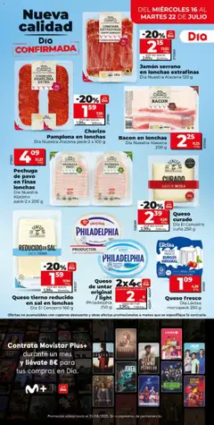 DIA folleto Market │ válido desde el 16.07.2025 | Página: 7 | Productos: Jamón serrano, Queso, Queso fresco, Cuna