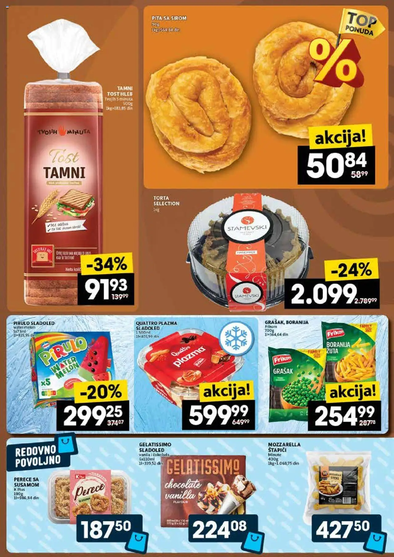 Idea katalog - važi od 18.09.2025 | Strana: 4 | Proizvode: Tost hleb, Plazma, Mozzarella, Čokolada
