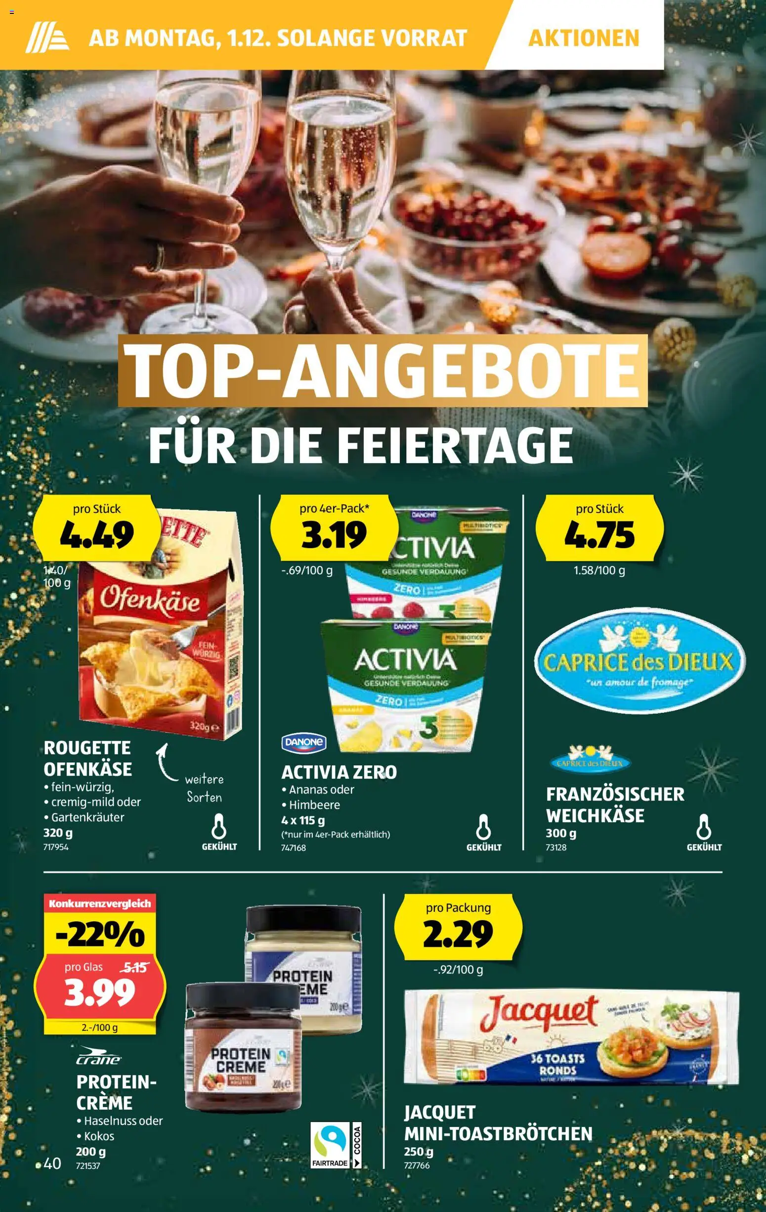 Aldi - Black Friday – gültig ab 27.11.2025 | Seite: 41 | Produkte: Ananas, Himbeere, Creme