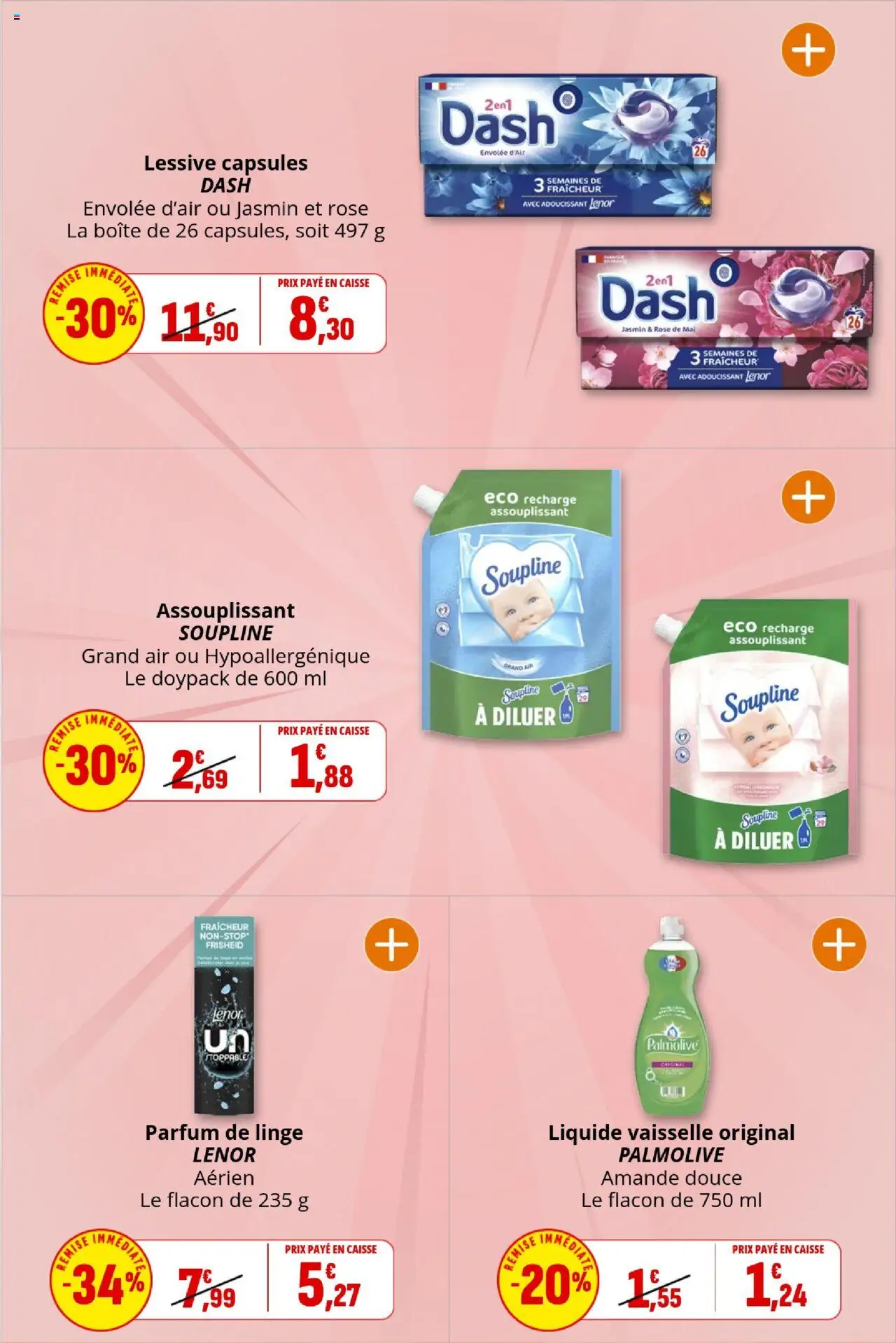 {H1} | Page: 40 | Produits: Parfum, Liquide vaisselle, Adoucissant, Lessive