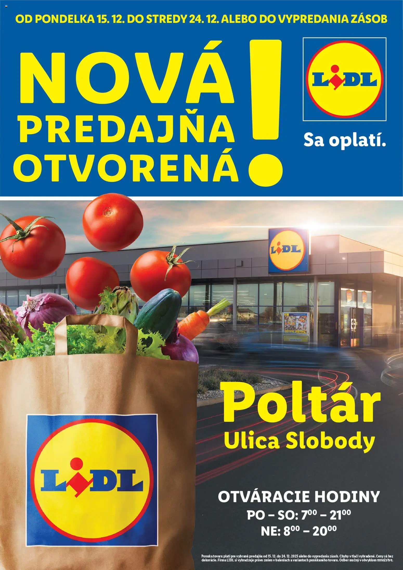 Nové Lidl akcie – leták je platný od 15.12.2025 | Strana: 1 | Produkty: Hodiny