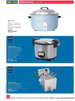 METRO - Prévisualisation de METRO - #CHR Équipement valide à partir de 01.01.2025 | Page: 116 | Produits: Cuiseur, Riz, Pâtes