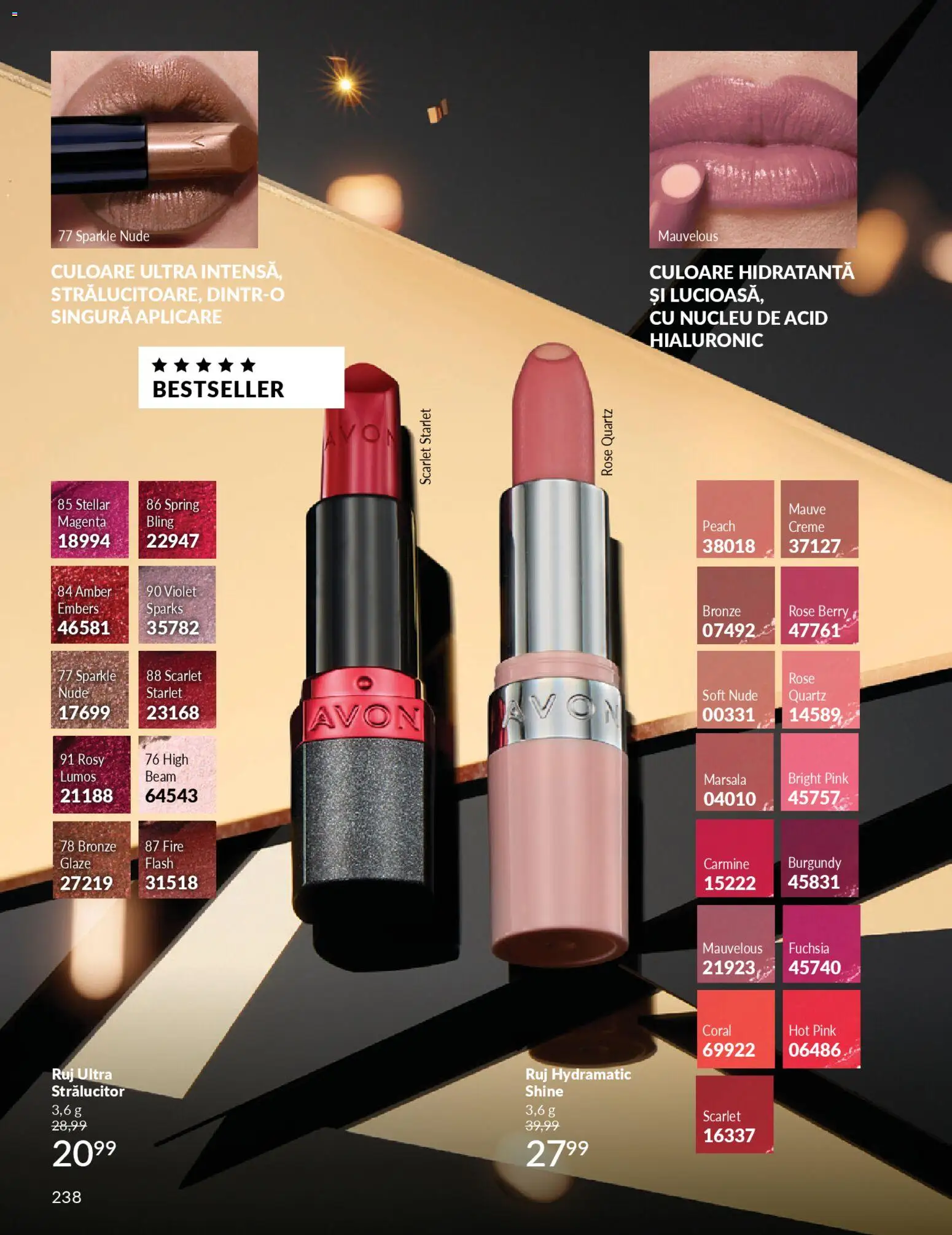 Noul catalog Avon – valabil de la 01.11.2025 | Pagină: 20 | Produse: Ruj