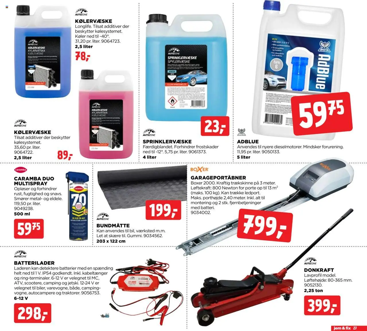 Jem & fix tilbudsavis – gyldig fra 28.09.2025 | Side: 27 | Produkter: Batterier