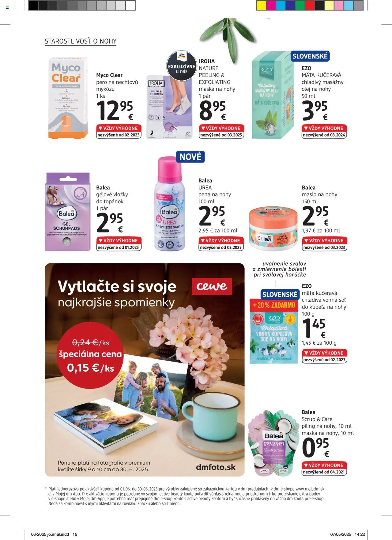 dm drogerie Journal Jún 2025 │ platný od 01.06.2025 | Strana: 16 | Produkty: Maslo, Maska, Peeling, Soľ