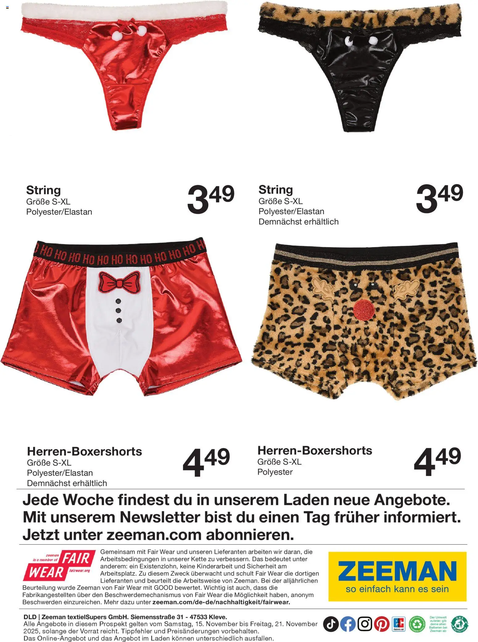 Zeeman Prospekt Weihnachten – gültig ab 15.11.2025 | Seite: 6 | Produkte: Batterien, String