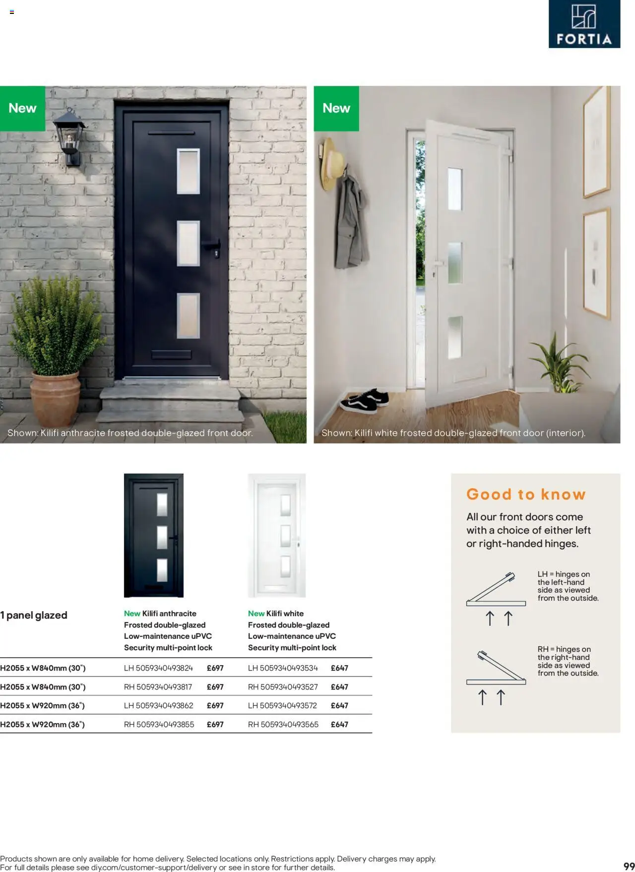 {H1} | Page: 99 | Products: Door, Doors