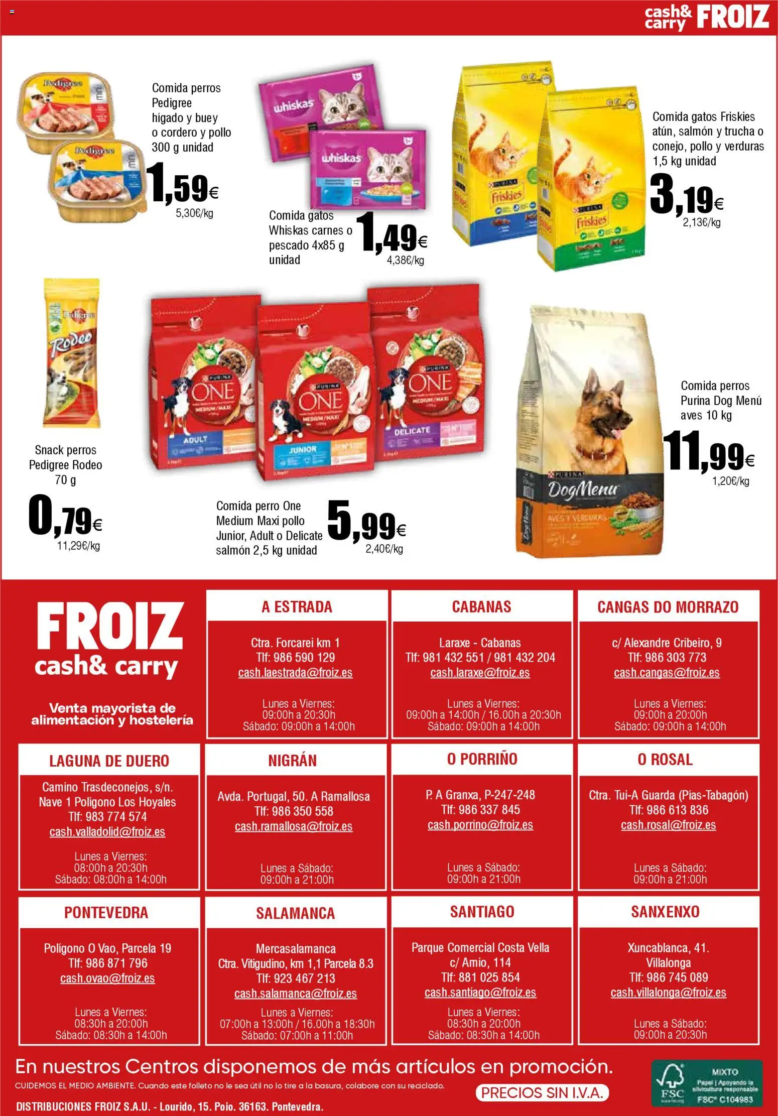 Froiz - Folleto Cash │ válido desde el 22.01.2026 | Página: 16 | Productos: Pescado, Φίλτρο καφέ