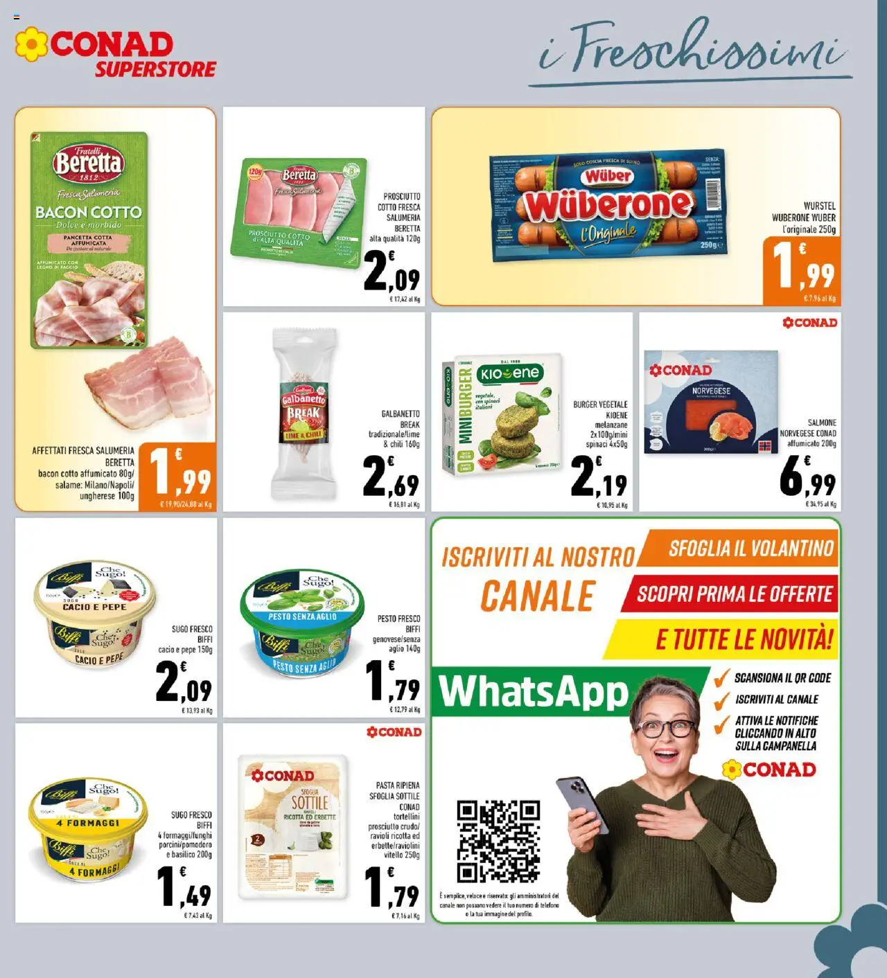 Volantino Conad del 27.08.2025 | Pagina: 11 | Prodotti: Suino, Aglio, Ricotta, Sugo