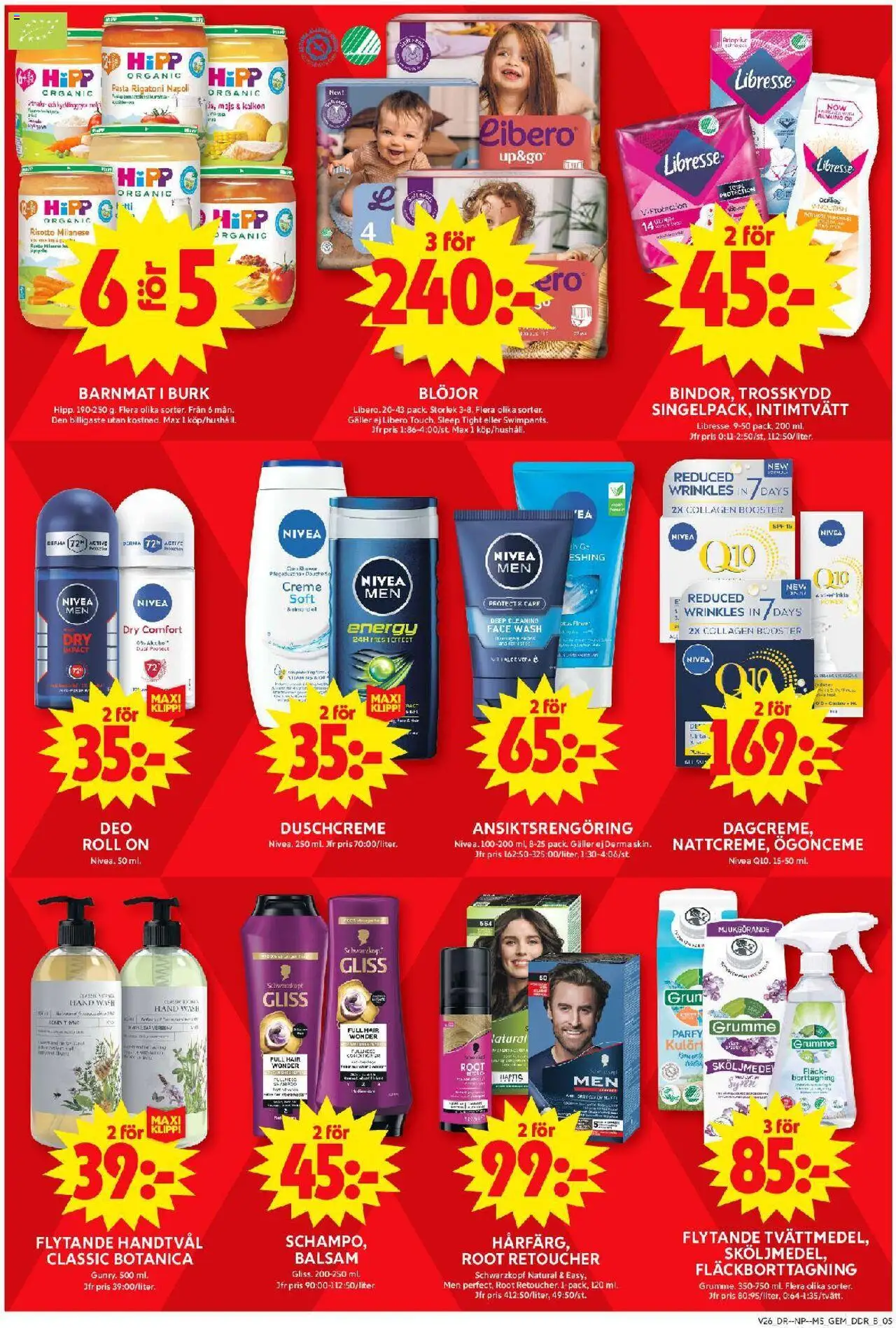 ICA Maxi reklamblad aktuell från 23.06.2025 | Sida: 10 | Produkter: Barnmat, Balsam, Galler, Pasta