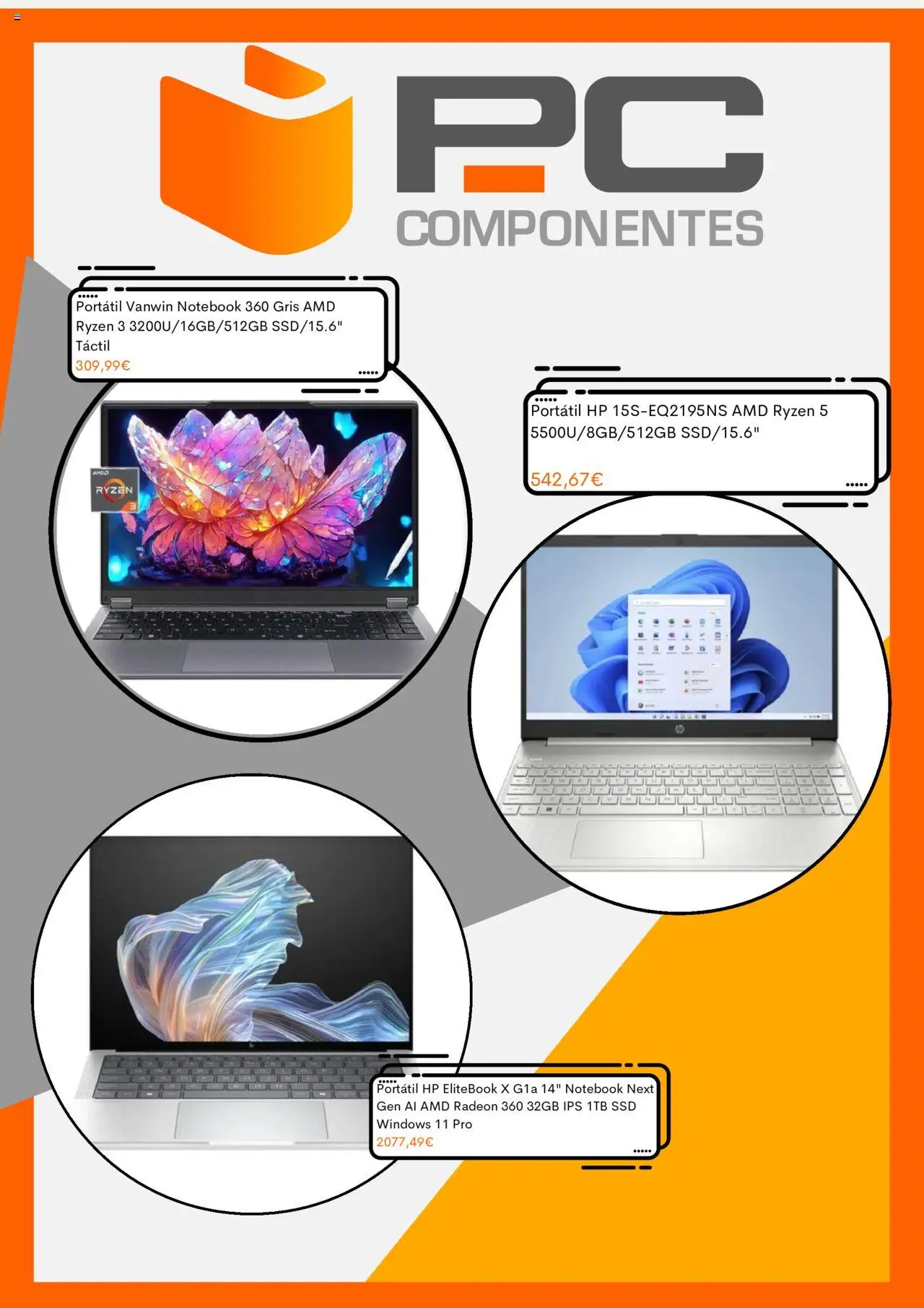 PC Componentes folleto │ válido desde el 22.09.2025 | Página: 2 | Productos: Portátil HP