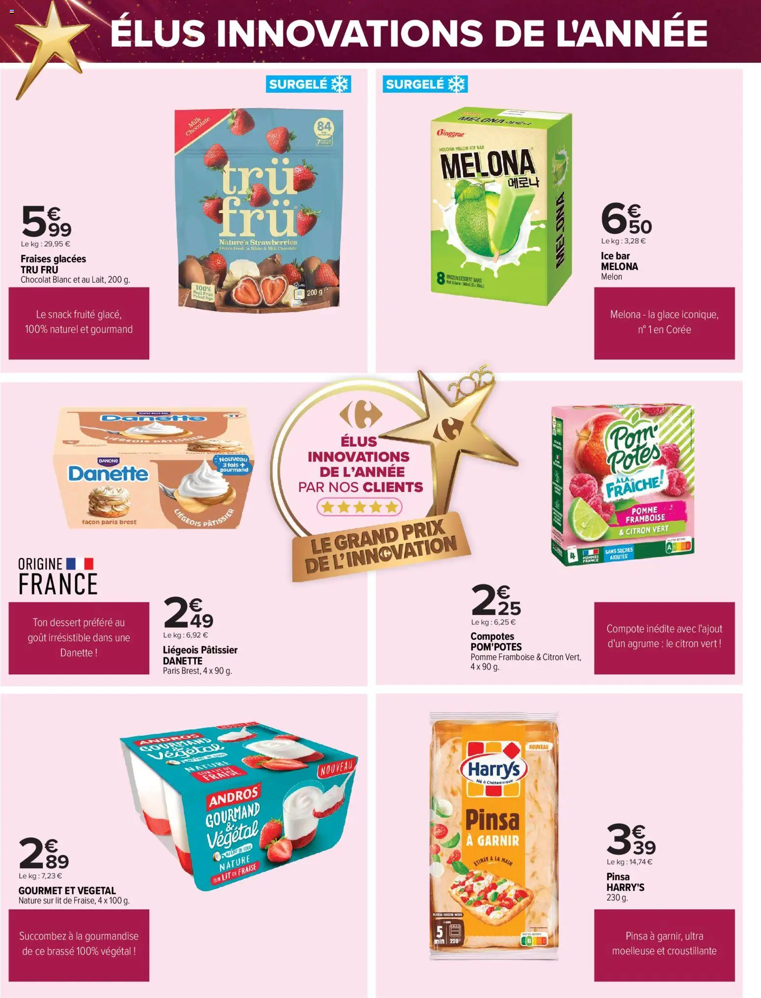 {H1} | Page: 72 | Produits: Citron vert, Fraise, Framboise, Lit